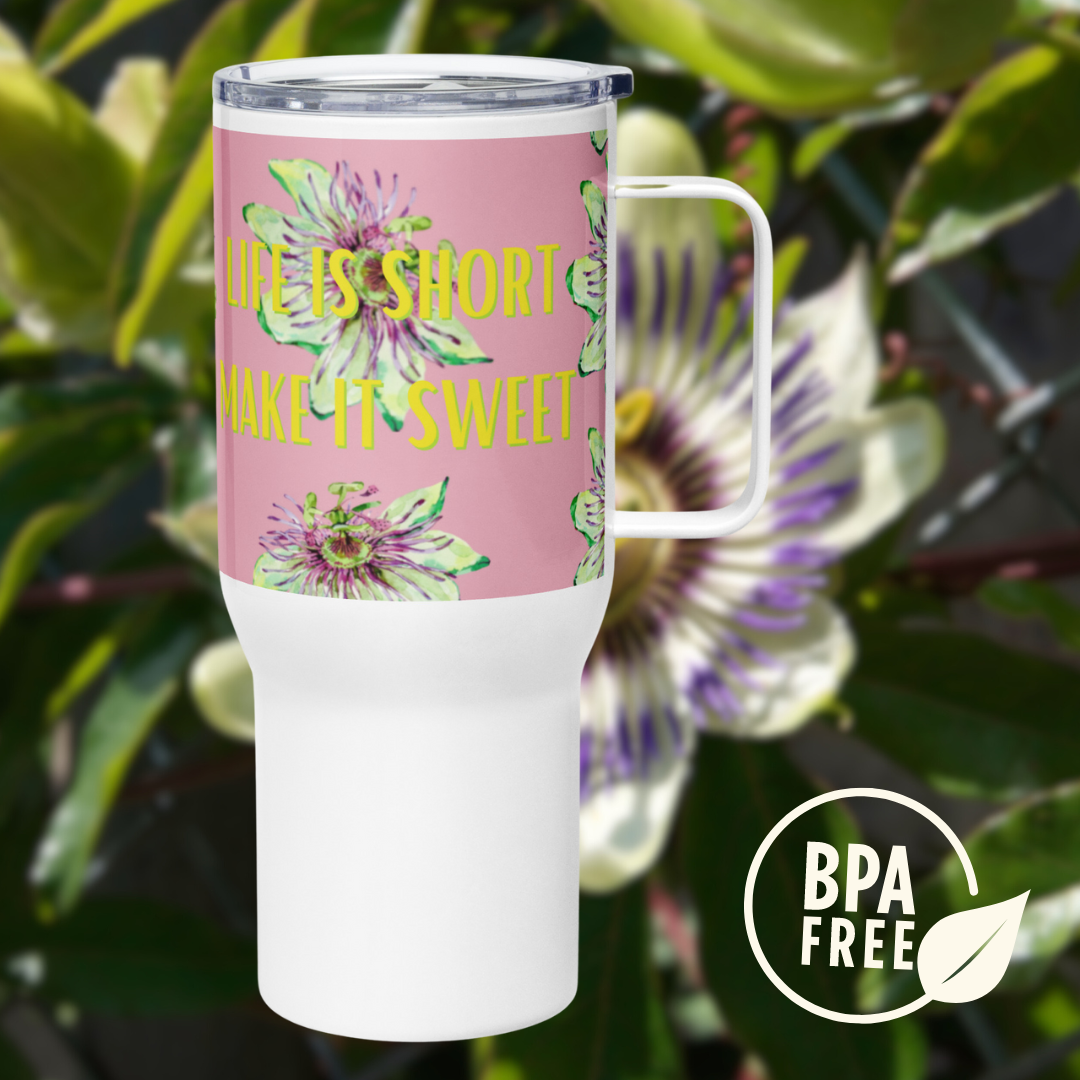 Life is short, Travel mug - Fitz & Willow