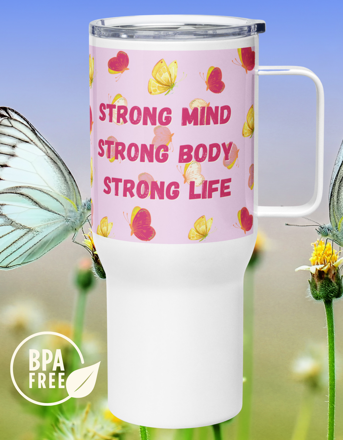 Strong Mind, Travel mug - Fitz & Willow