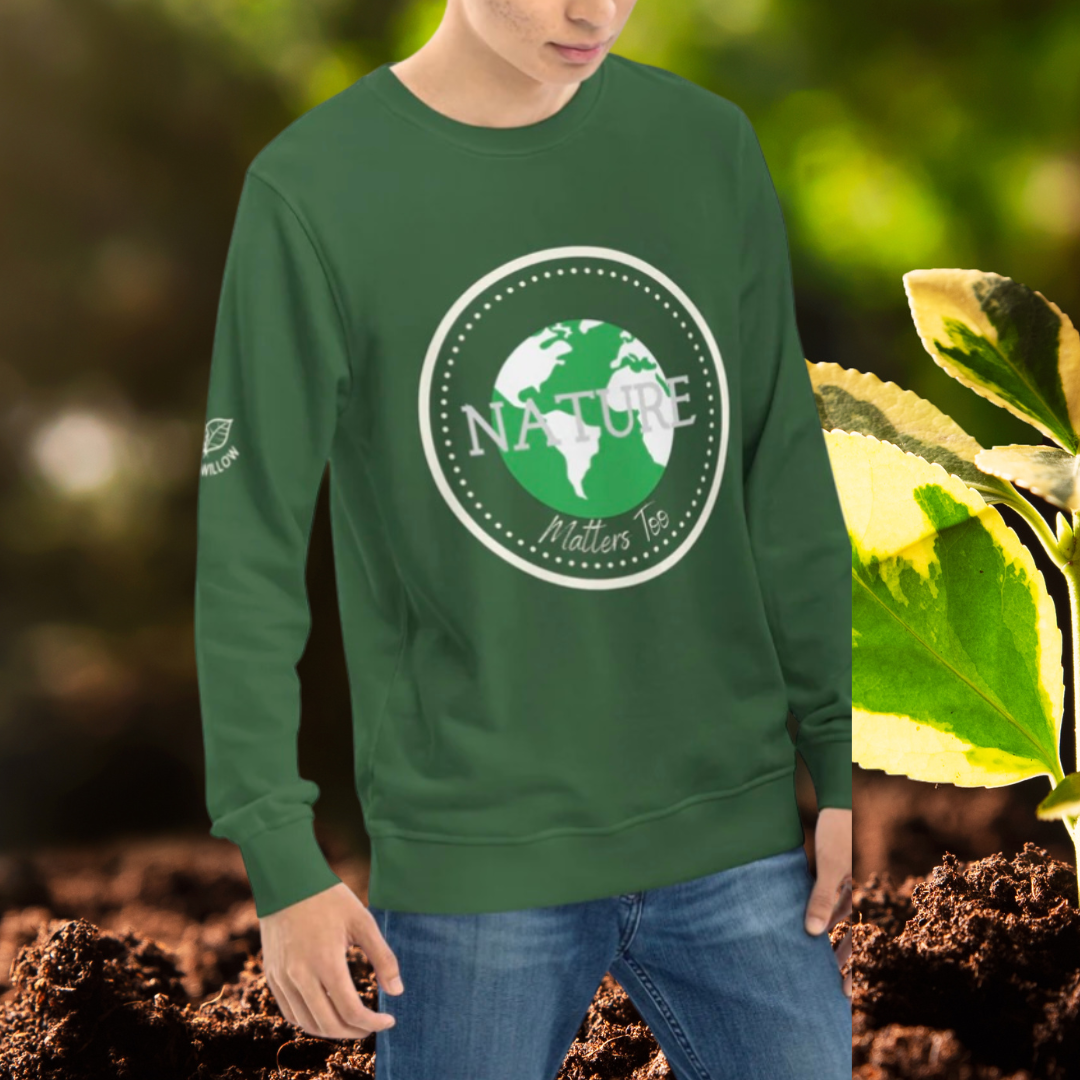 Nature Matters too, Unisex organic sweatshirt - Fitz & Willow