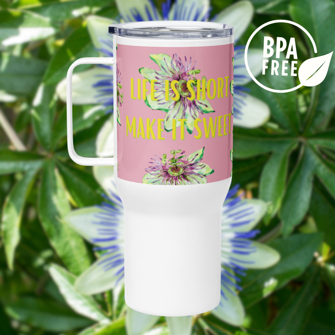 Life is short, Travel mug - Fitz & Willow