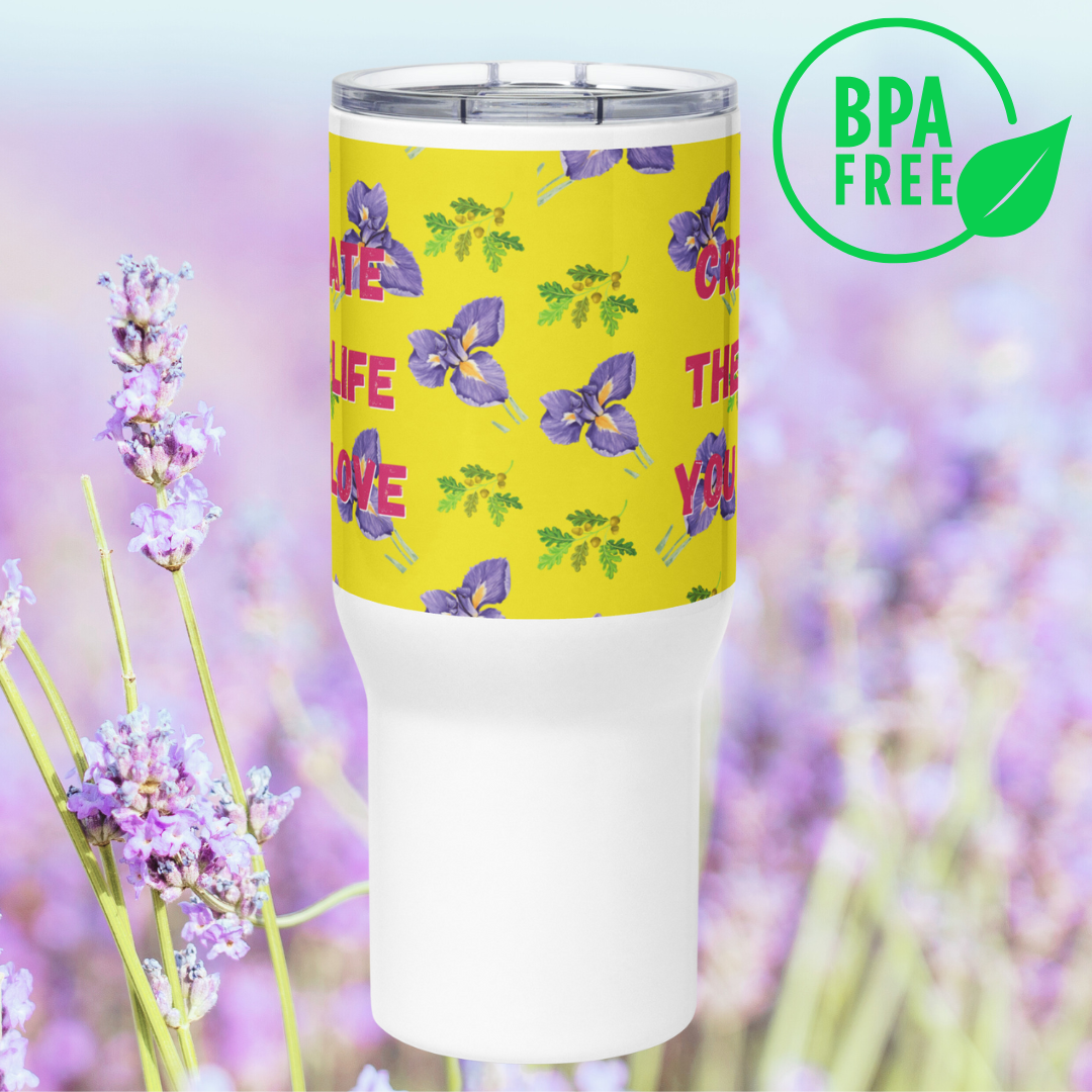 The Life you love, Stainless Steel-BPA free, Travel mug - Fitz & Willow