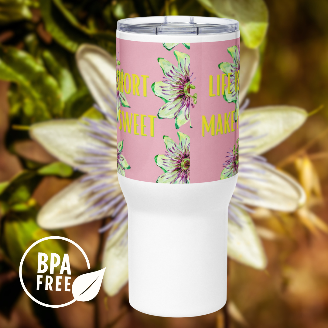 Life is short, Travel mug - Fitz & Willow