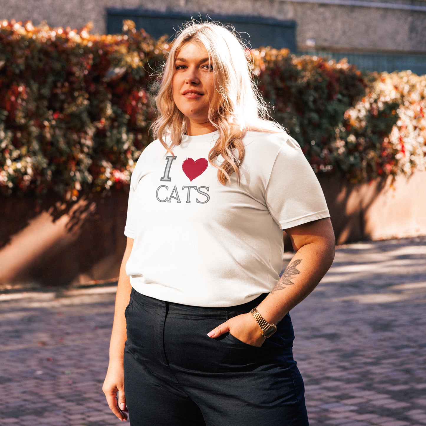 Ethical Organic Cotton Cat Lover Tee - Fitz & Willow