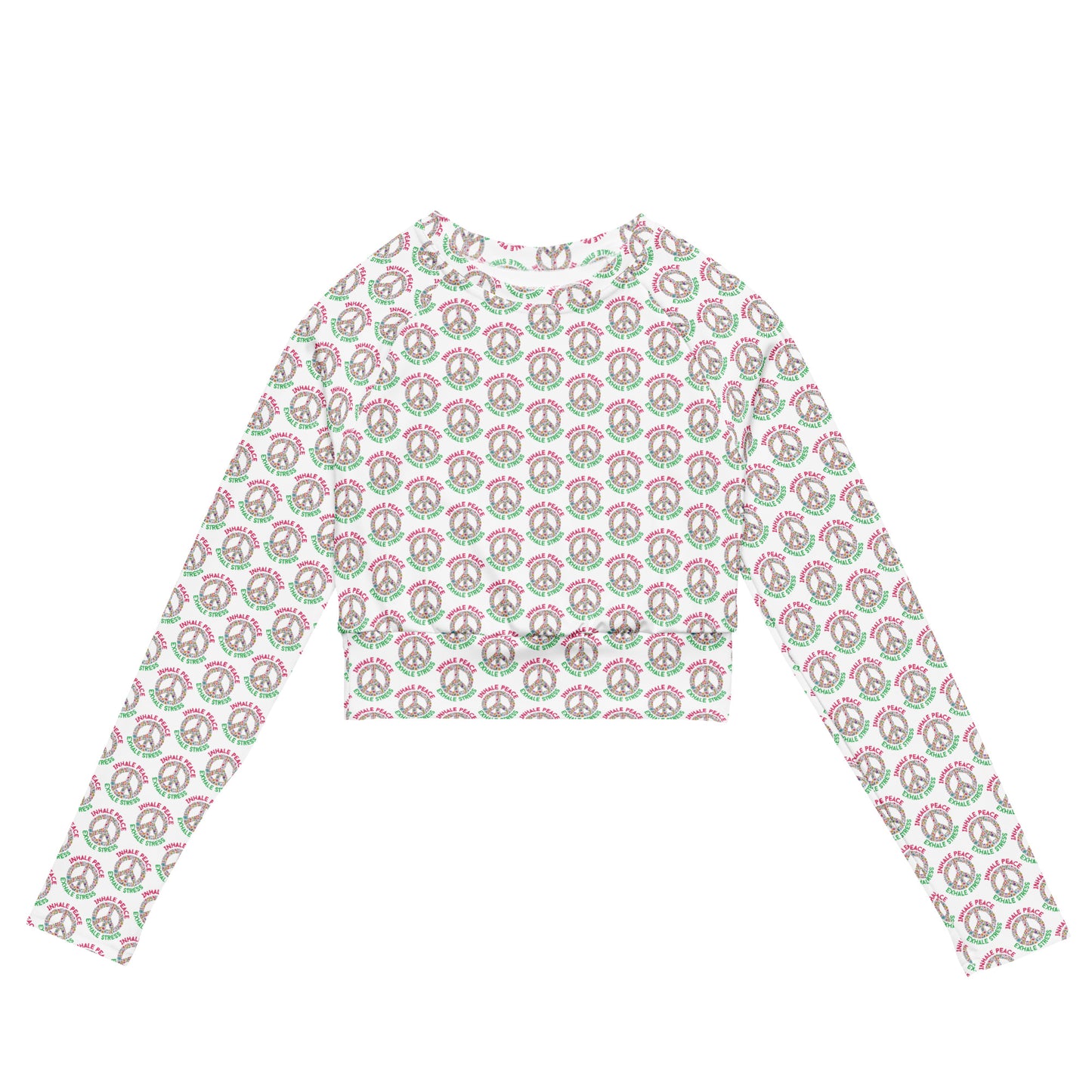 Mindful, Recycled long-sleeve crop top - Fitz & Willow