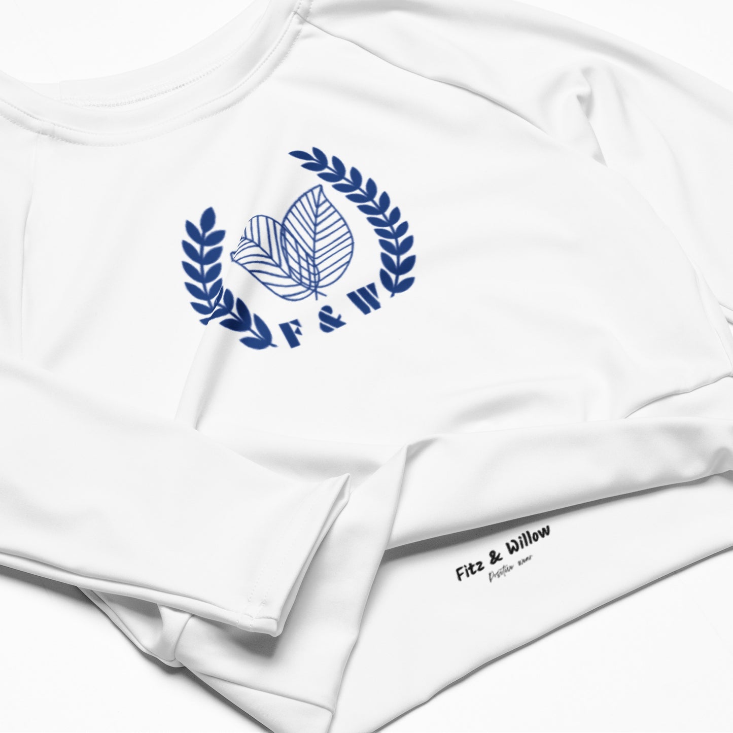 crop top long-sleeve Recycled, Fitz & Willow - Fitz & Willow
