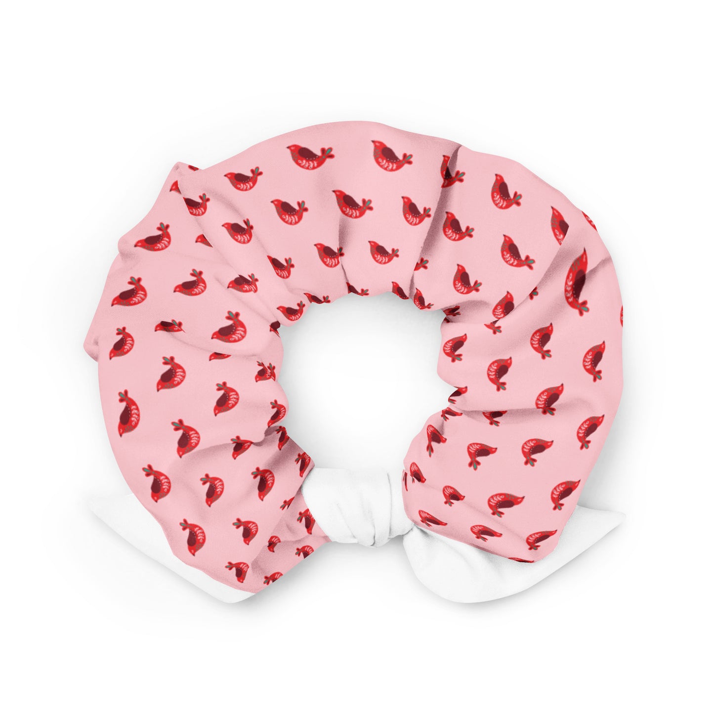 Recycled Scrunchie, Pinky - Fitz & Willow