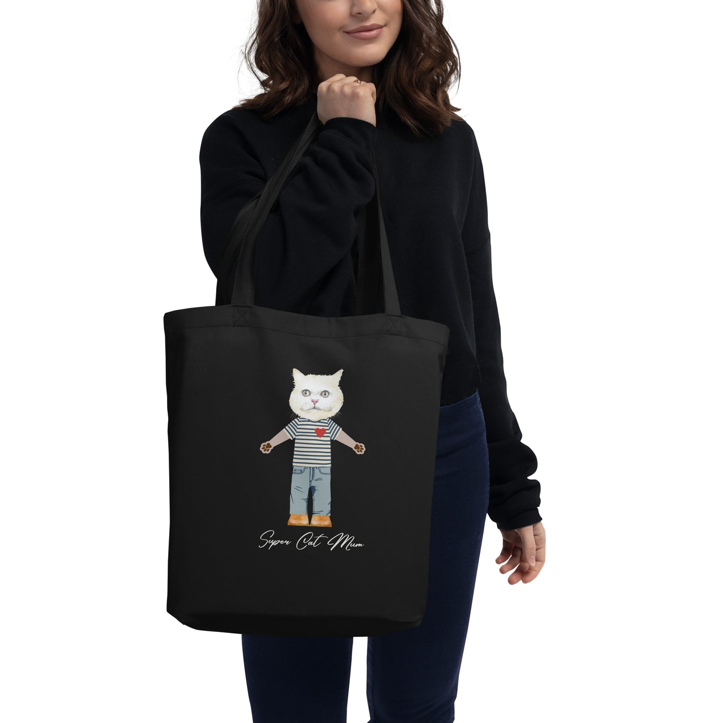 Super Cat Mum, sustainable Tote Bag - Fitz & Willow