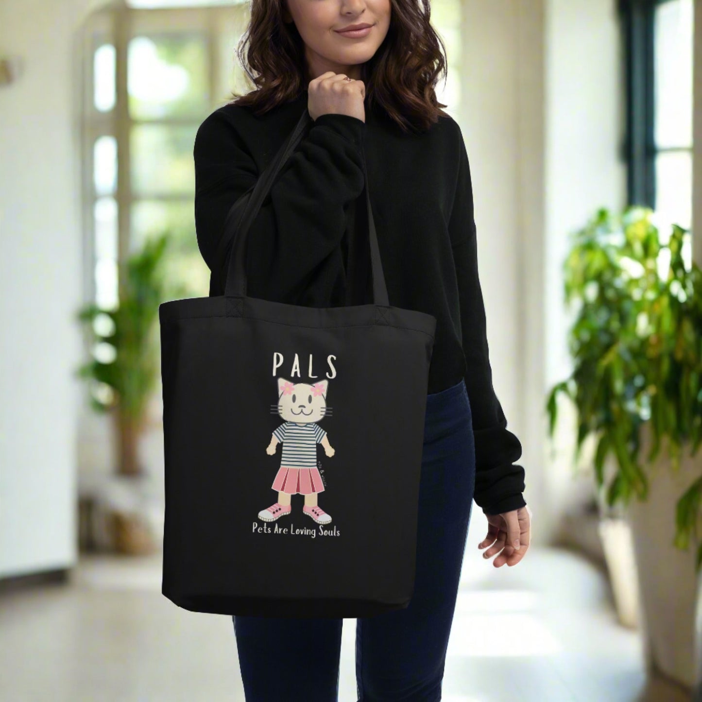 PALS, Cat themed sustainable Tote Bag - Fitz & Willow