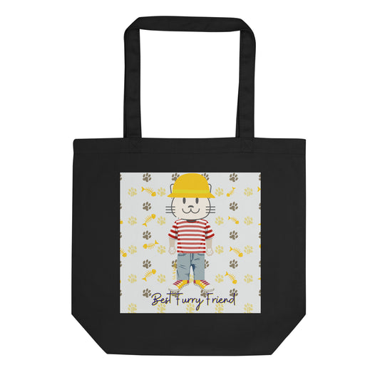 BFF, Cat Themed Sustainable Tote Bag - Fitz & Willow