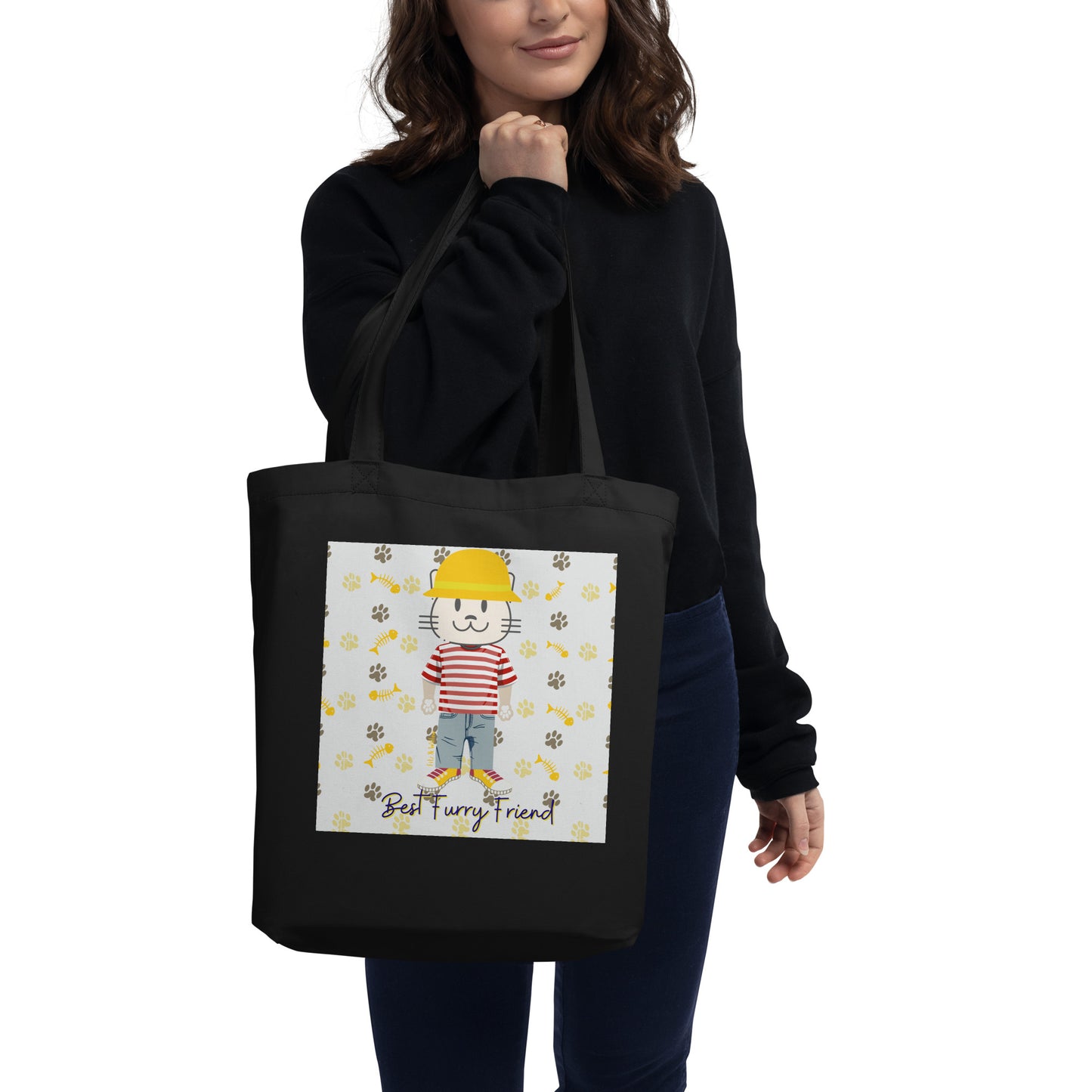 BFF, Cat Themed Sustainable Tote Bag - Fitz & Willow
