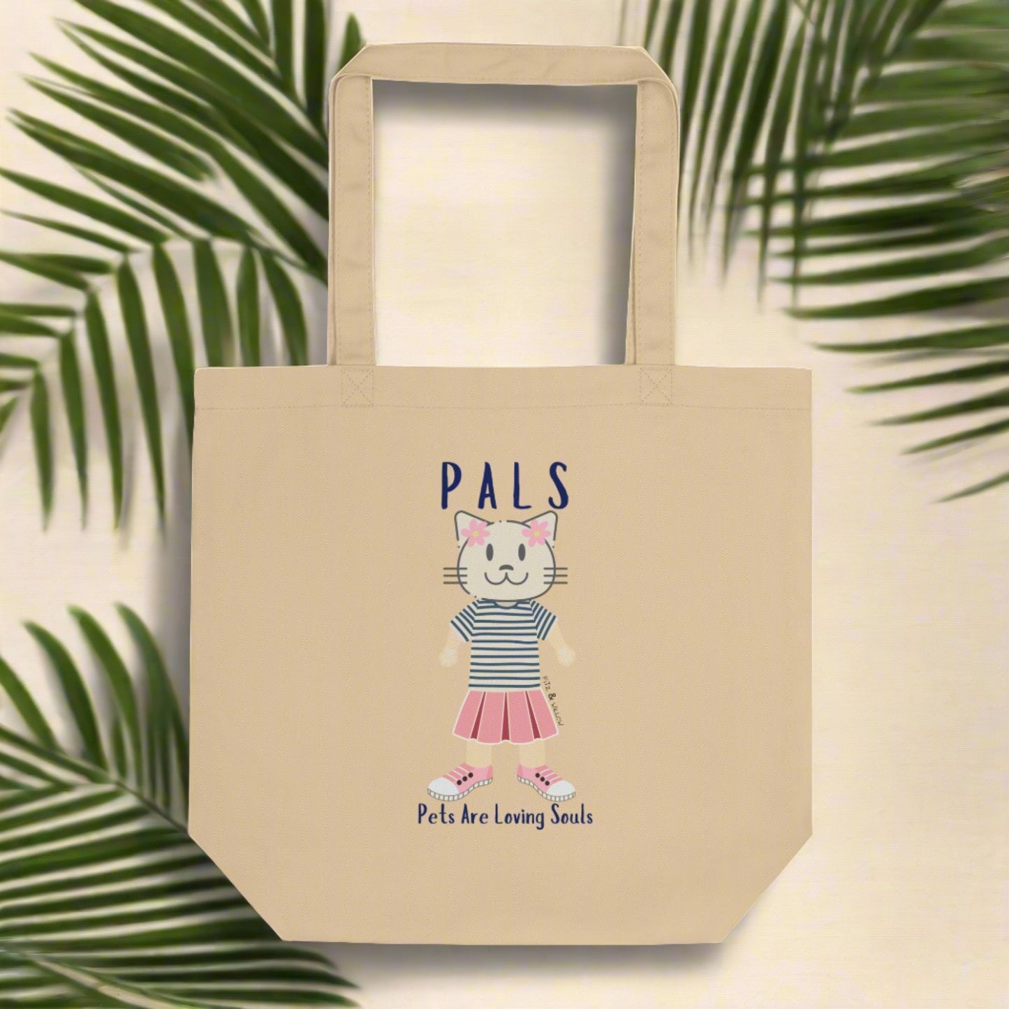 PALS, Cat themed sustainable Tote Bag - Fitz & Willow