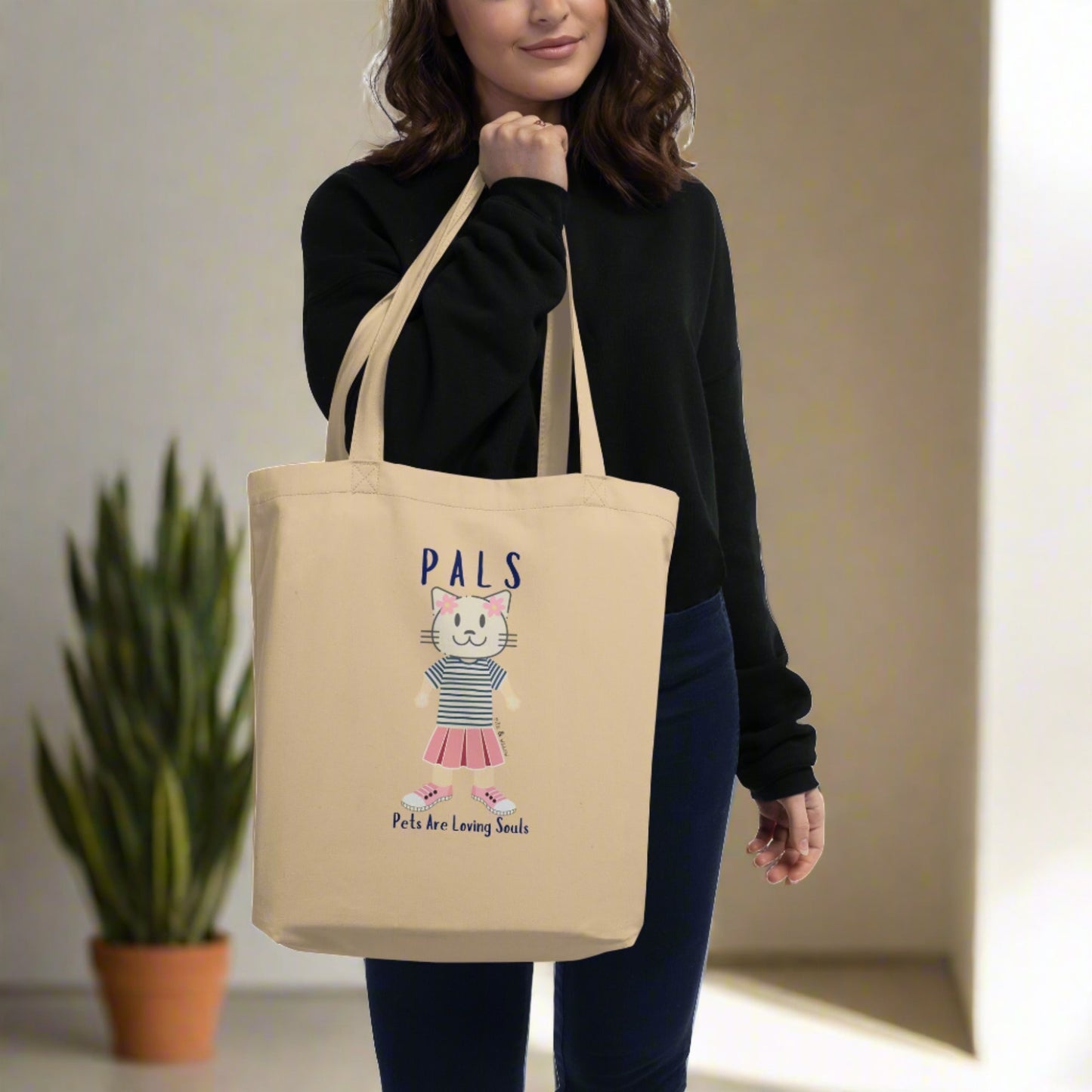 PALS, Cat themed sustainable Tote Bag - Fitz & Willow