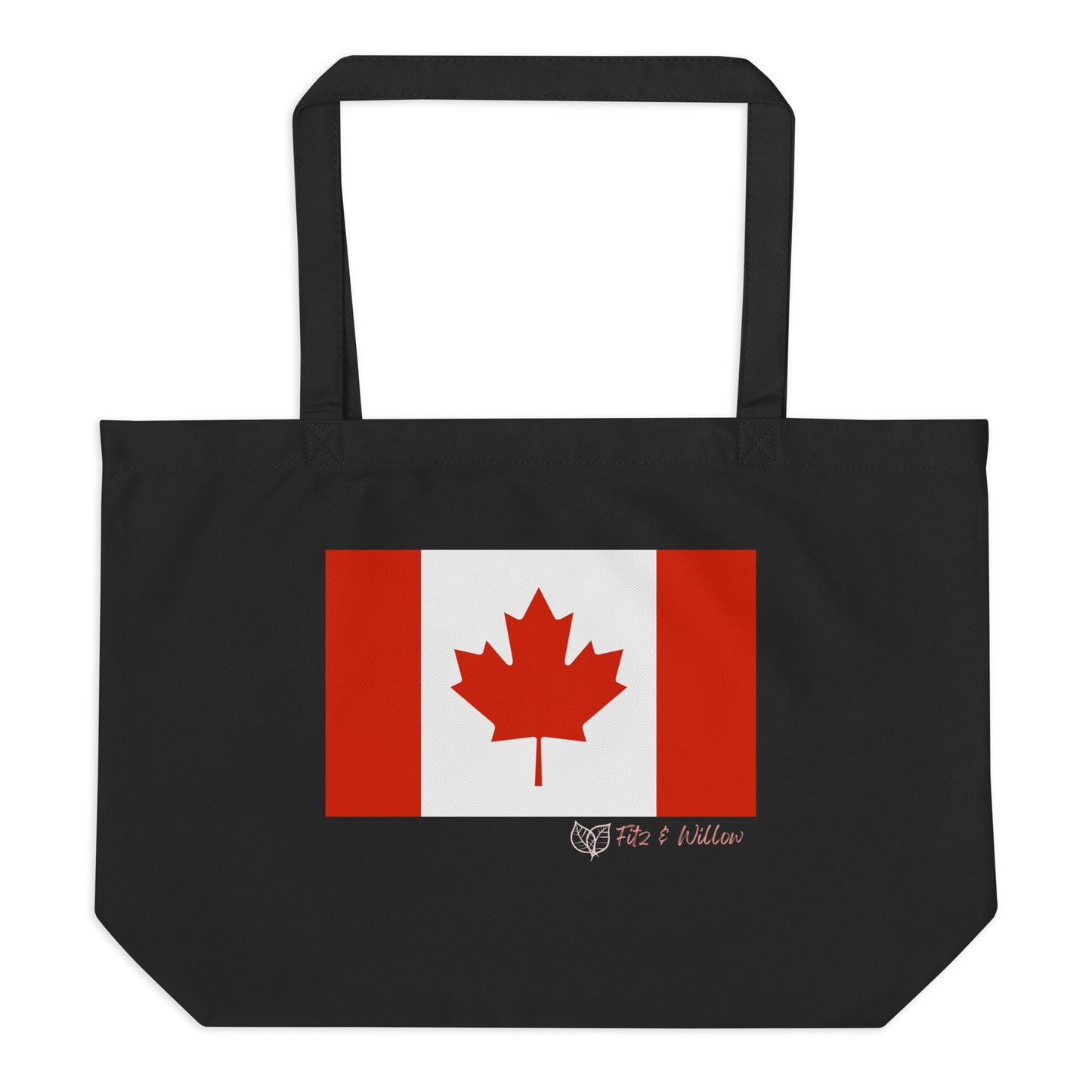 Jamaica- Canada flags, Large organic tote bag - Fitz & Willow