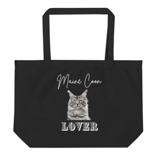 Maine Coons, Large sustainable tote bag - Fitz & Willow