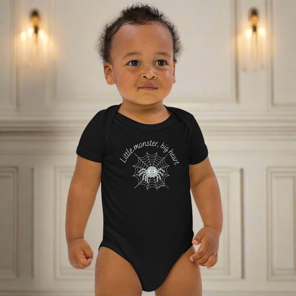 Cute Spider Web Bodysuit - 100% Organic Cotton & Vegan - Fitz & Willow