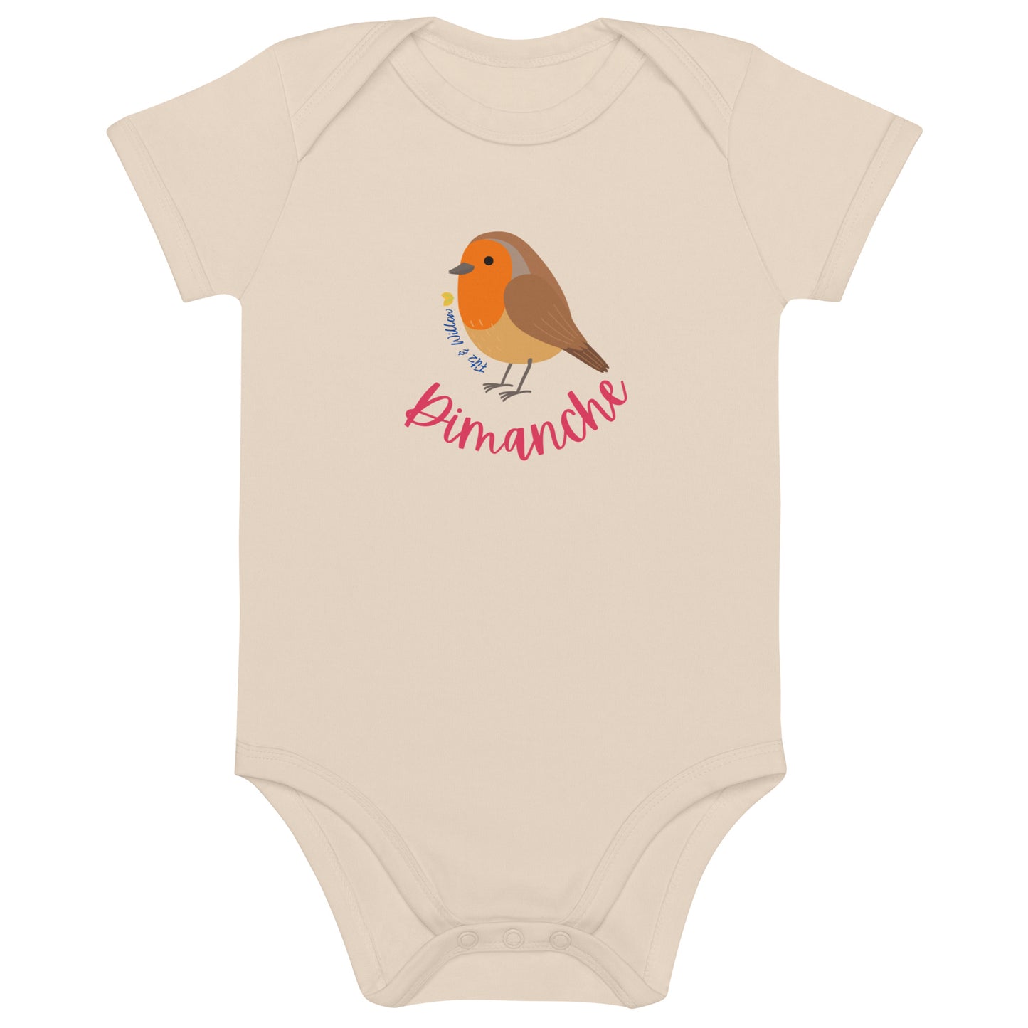 Dimanche, Organic cotton baby bodysuit - Fitz & Willow