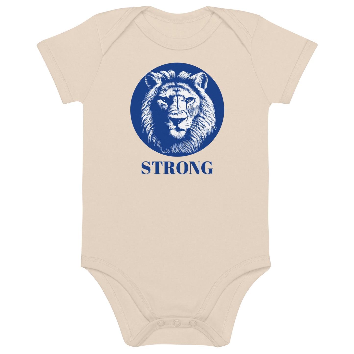 Lion, Organic cotton baby bodysuit - Fitz & Willow