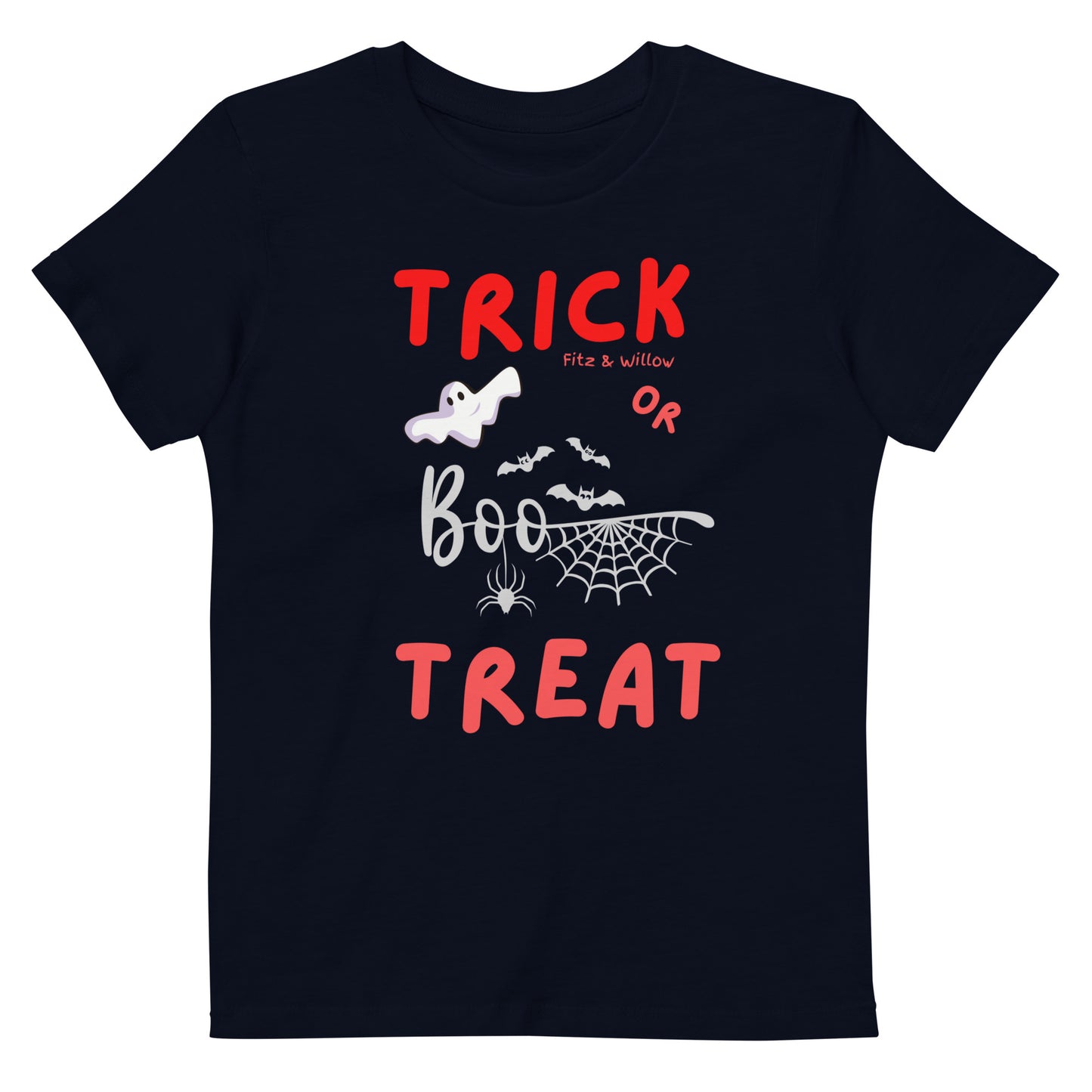 Halloween Trick or Treat, Organic cotton kids t-shirt - Fitz & Willow
