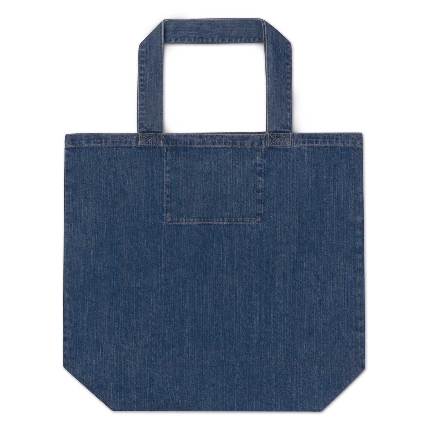 Nature is Life, Organic denim tote bag - Fitz & Willow