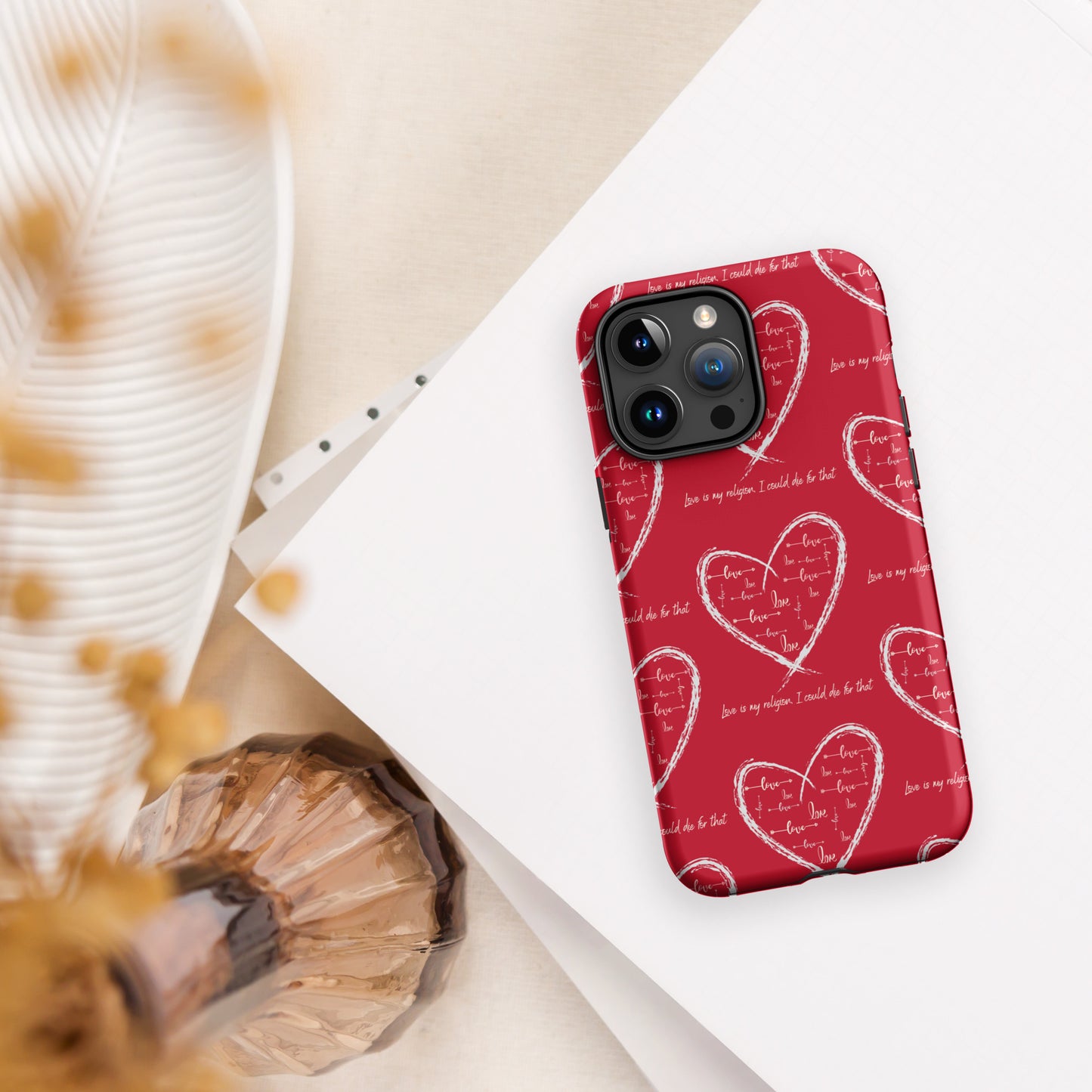 Tough Case for iPhone®, Love is - Fitz & Willow