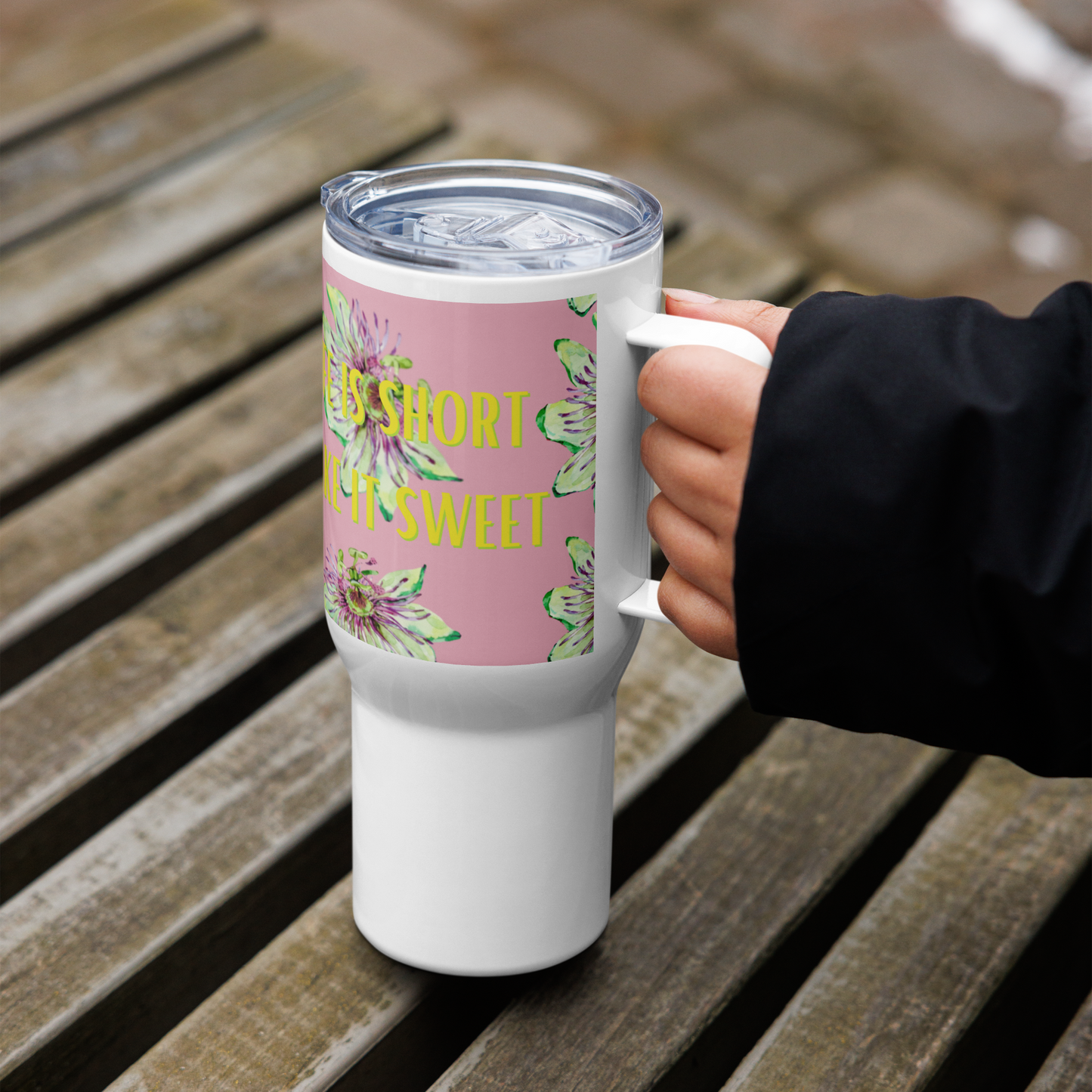 Life is short, Travel mug - Fitz & Willow