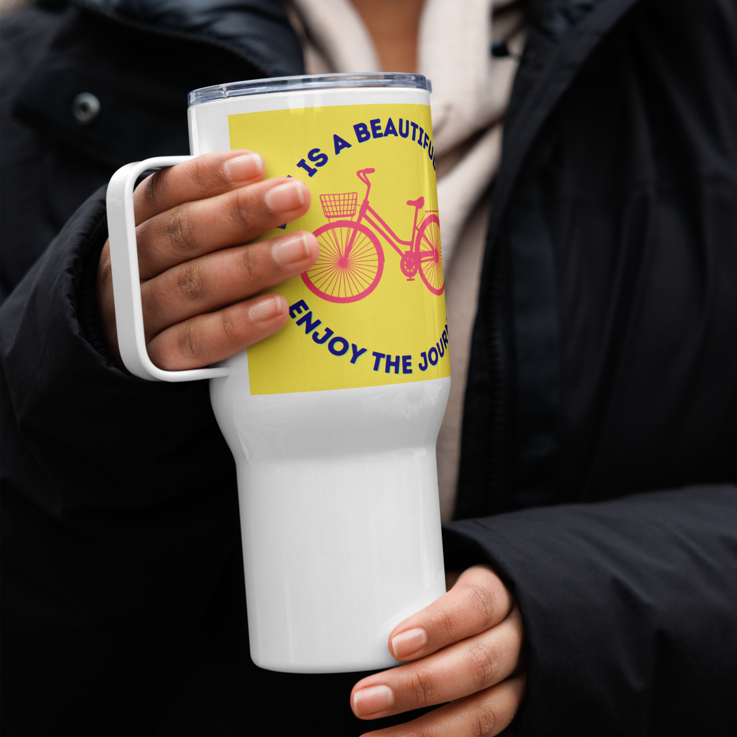 Life is a beautiful ride, All purpose Travel mug - Fitz & Willow