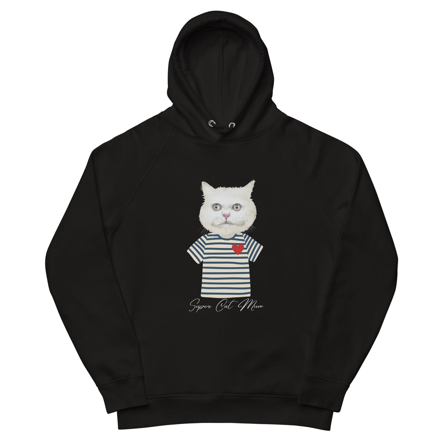 Super Cat Mum, Unisex pullover hoodie - Fitz & Willow
