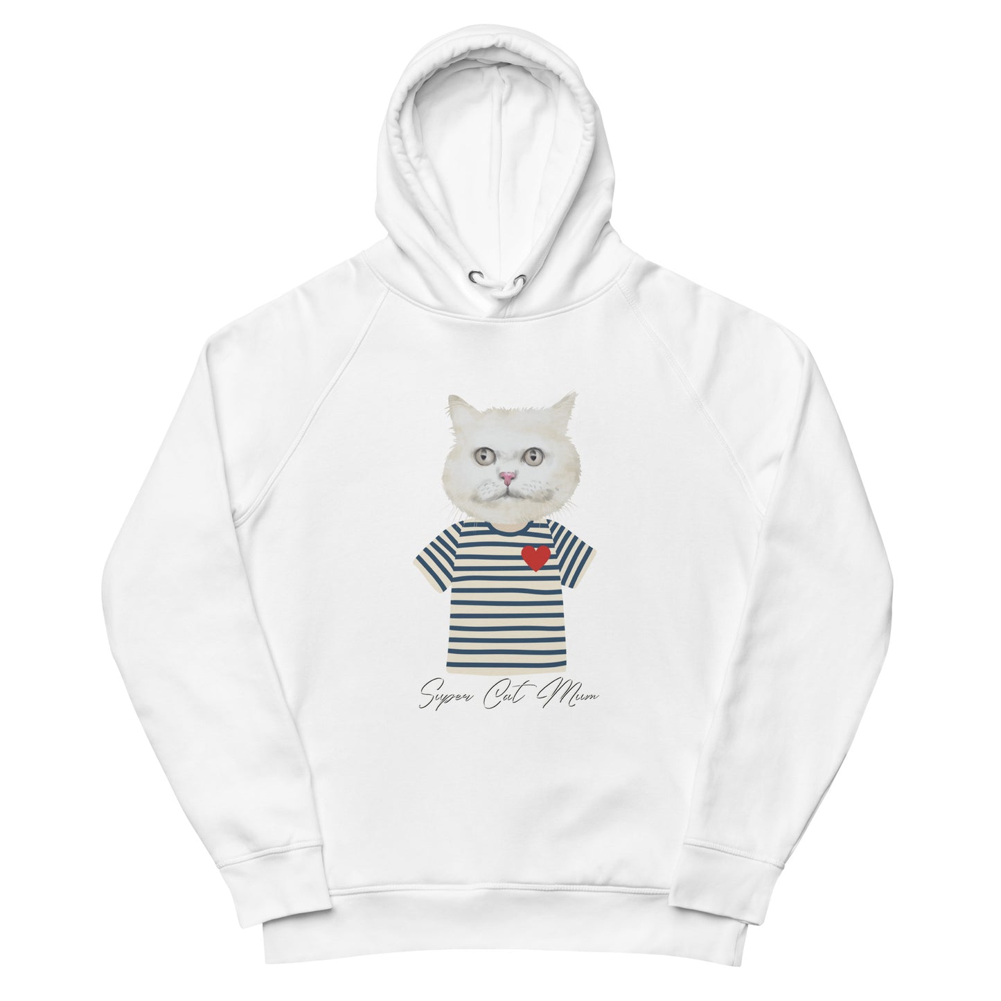 Super Cat Mum, Unisex pullover hoodie - Fitz & Willow