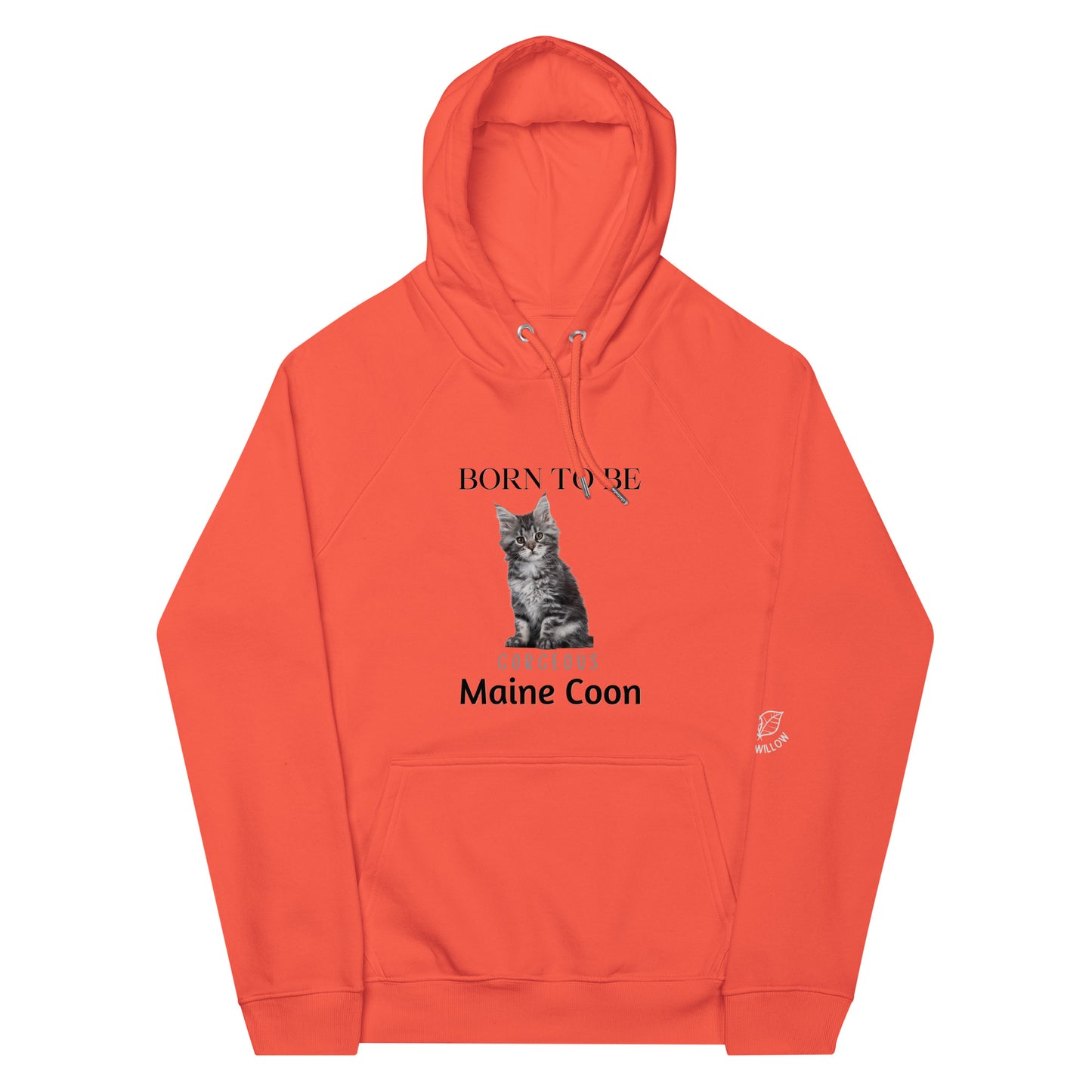 Maine Coons, Unisex raglan hoodie - Fitz & Willow