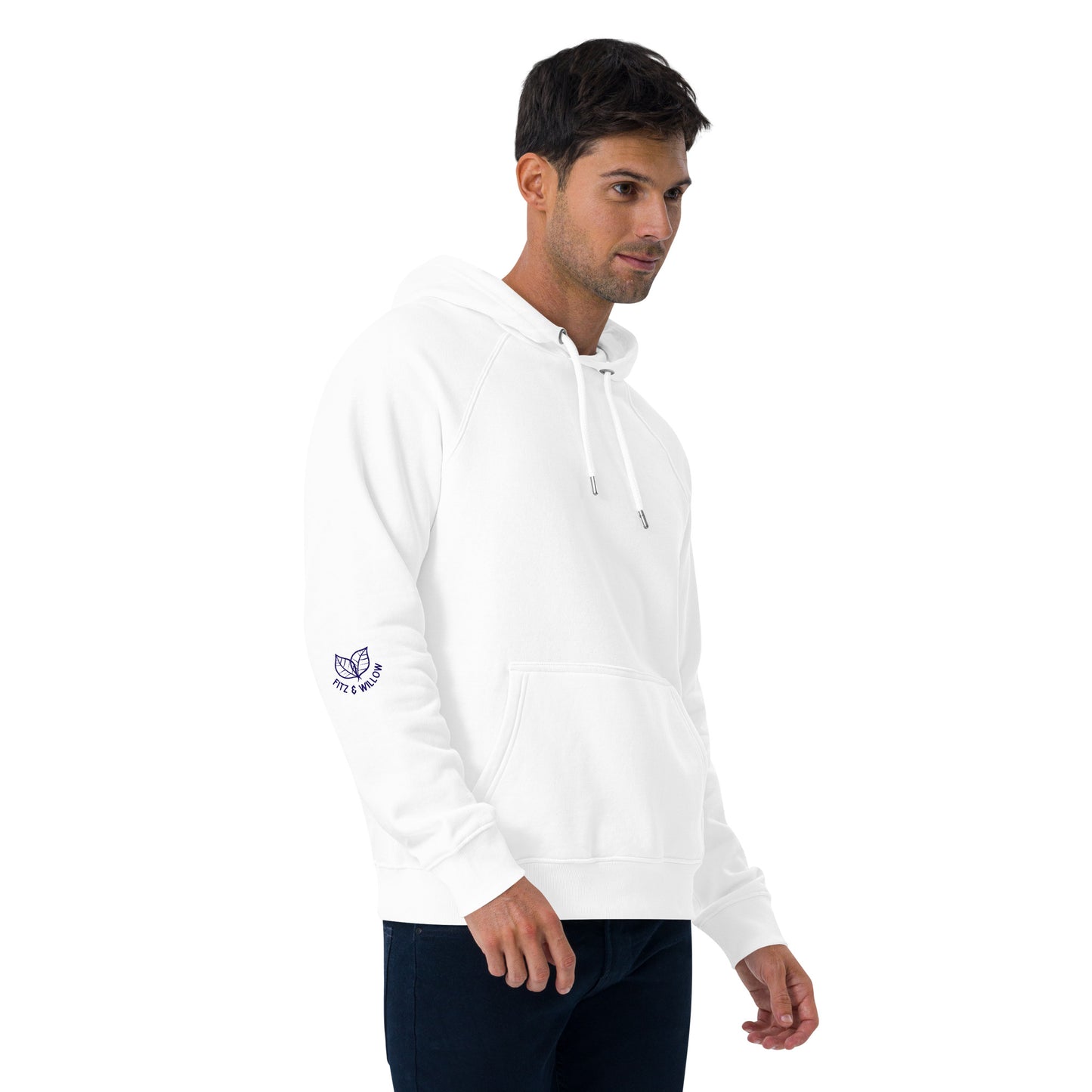 Cat unisex hoodie, organic cotton - Fitz & Willow