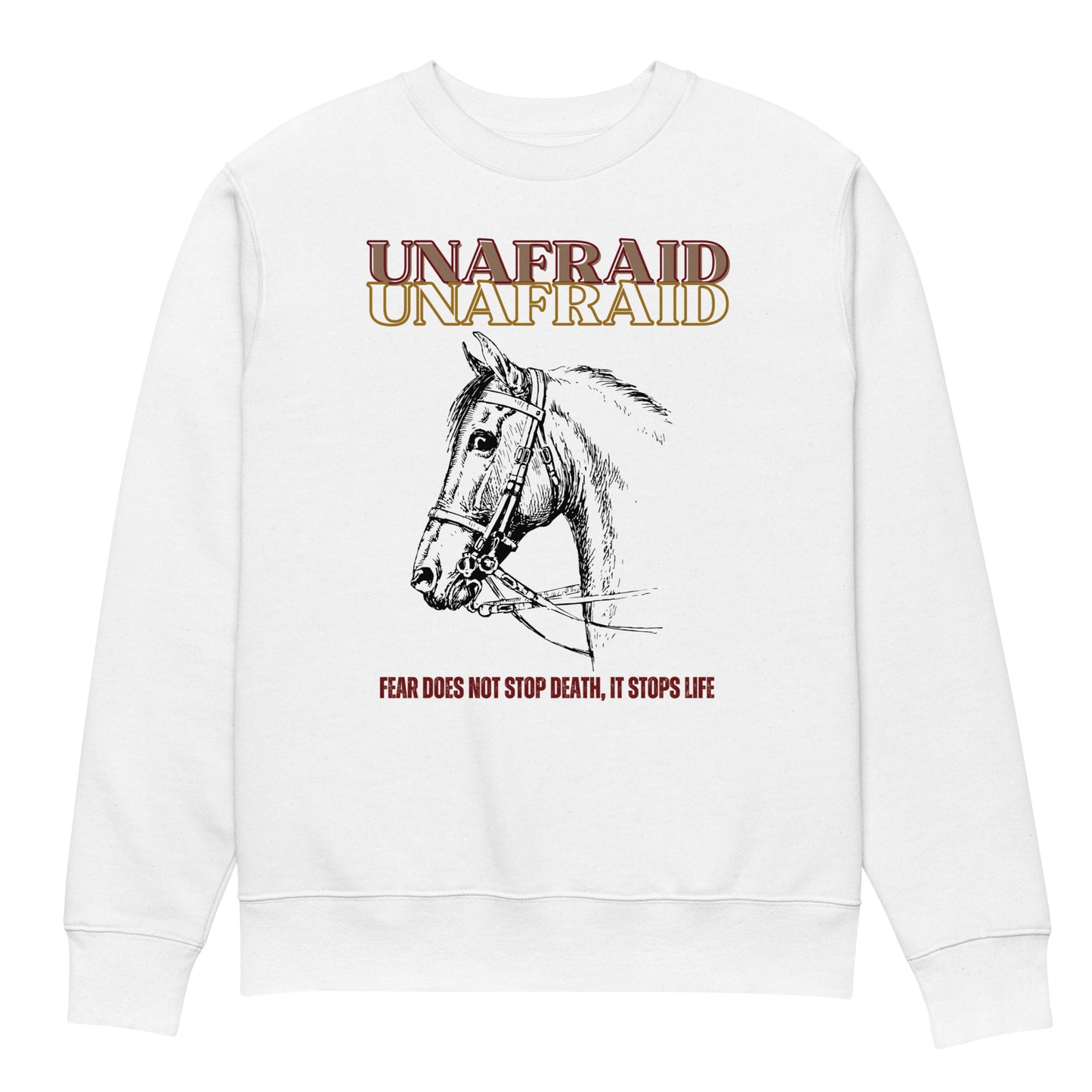 Horse Lover Sweatshirt – 100% Organic Cotton, Eco-Friendly - Fitz & Willow