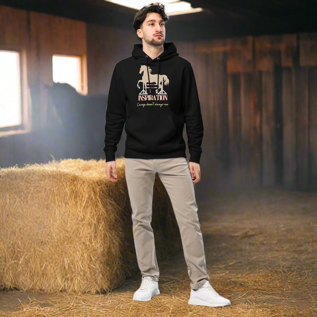 Organic Cotton Hoodie with Horse Print - Vegan & Eco-Friendly - Fitz & Willow