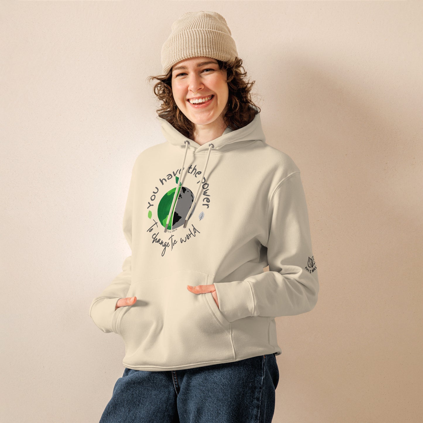 Earth Power, eco hoodie - Fitz & Willow