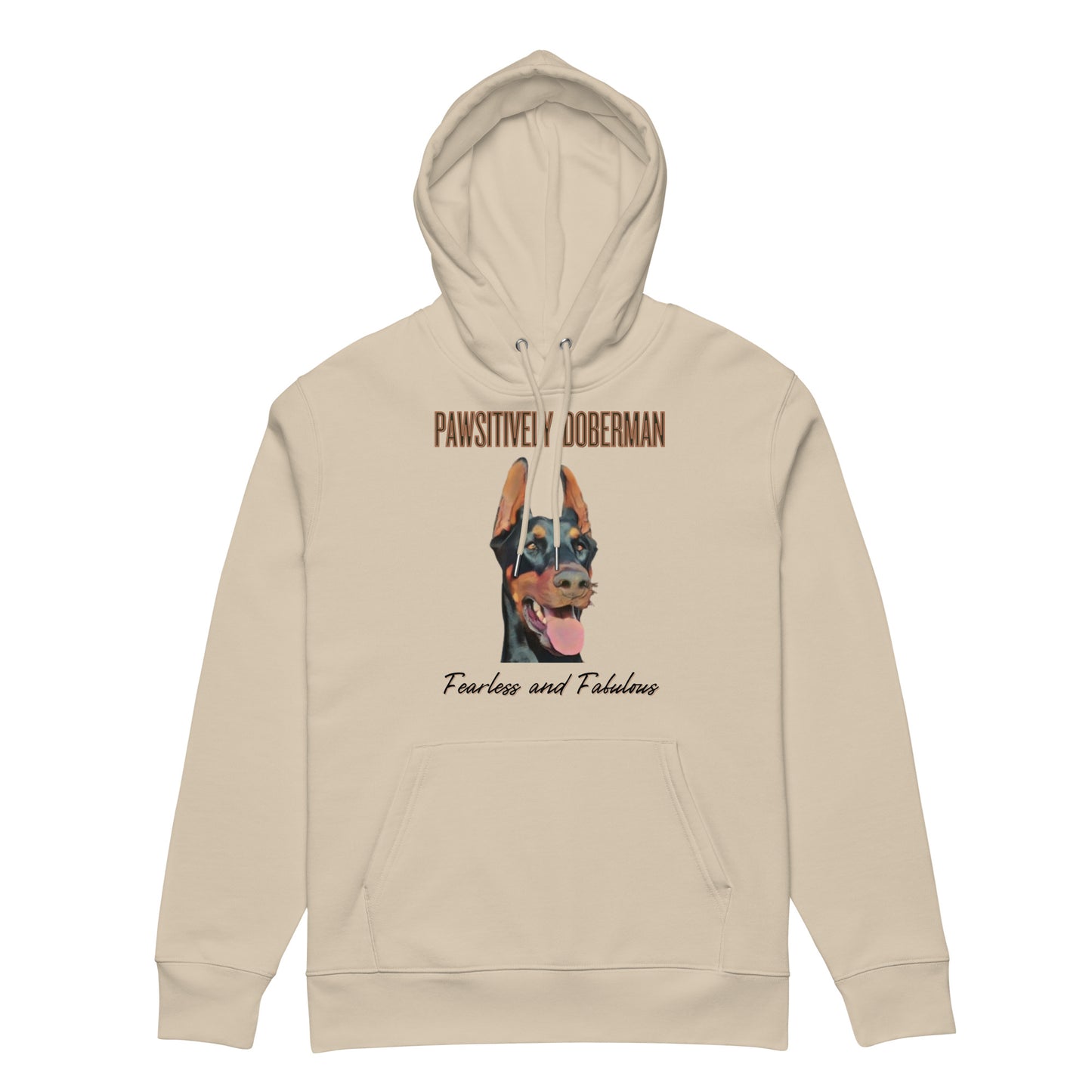 Fearless & Fabulous Doberman Hoodie | Organic Cotton, Vegan - Fitz & Willow