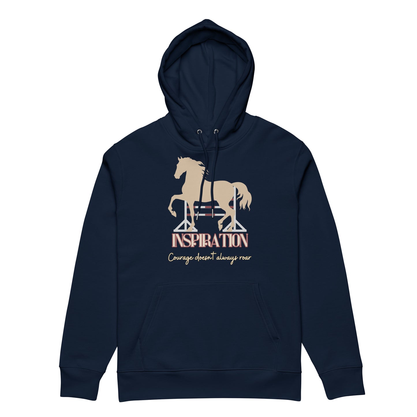 Organic Cotton Hoodie with Horse Print - Vegan & Eco-Friendly - Fitz & Willow