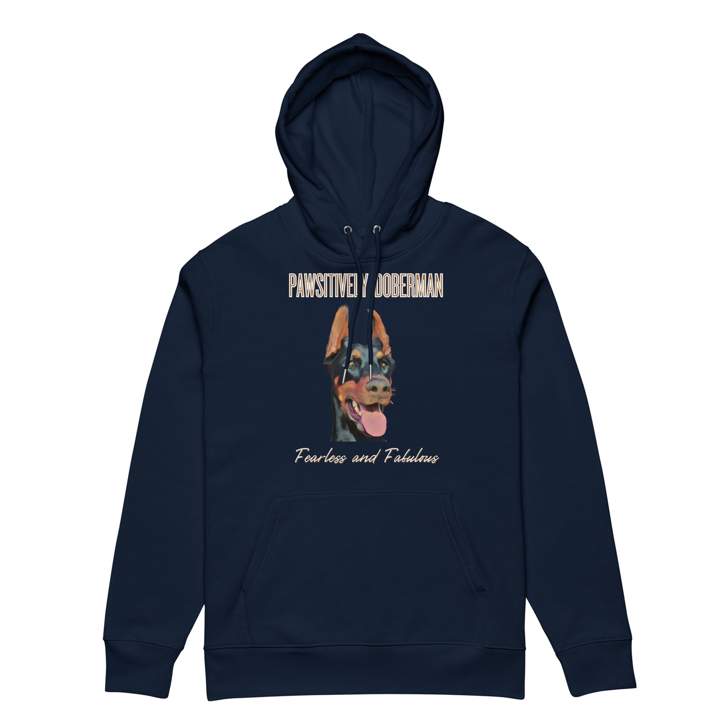 Fearless & Fabulous Doberman Hoodie | Organic Cotton, Vegan - Fitz & Willow