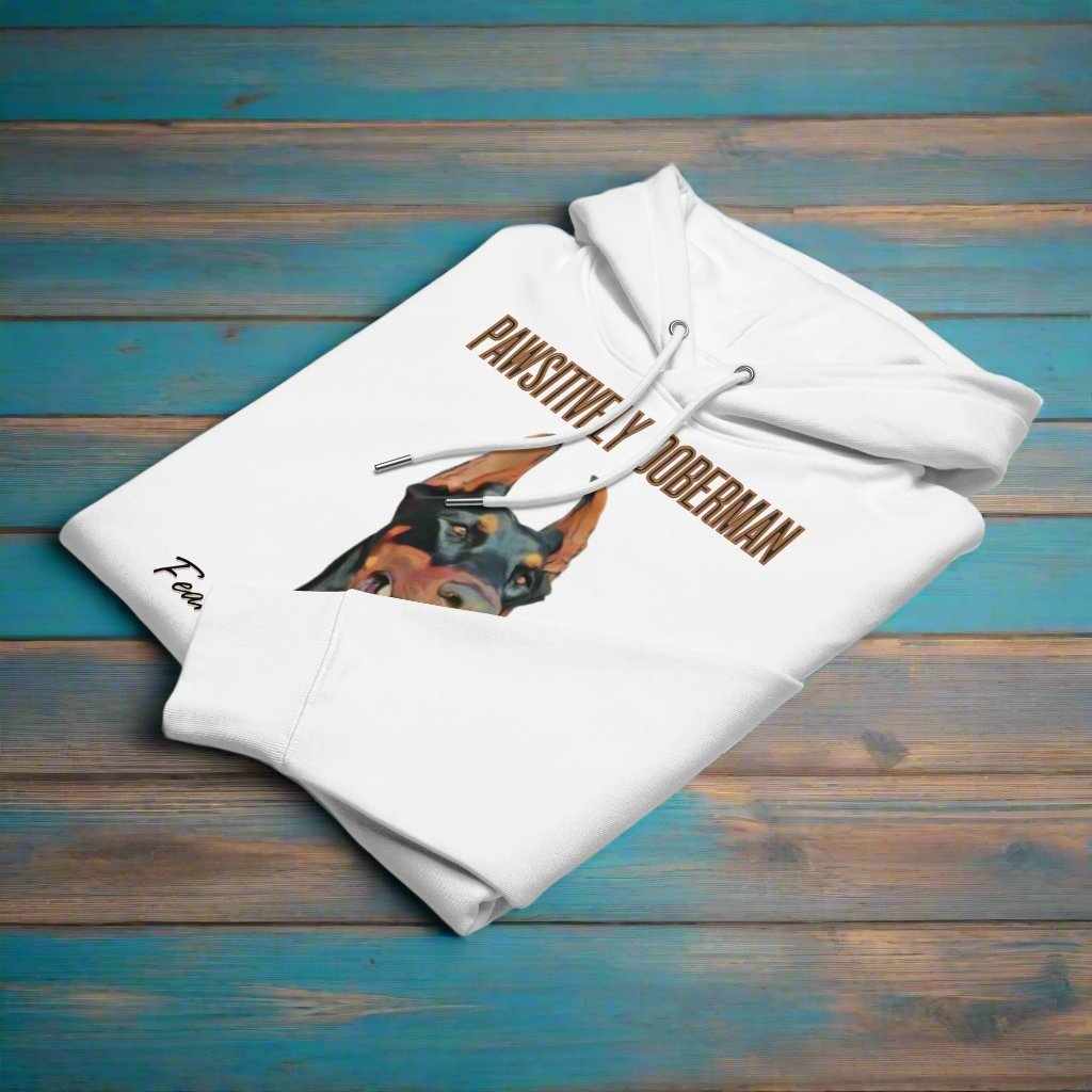Fearless & Fabulous Doberman Hoodie | Organic Cotton, Vegan - Fitz & Willow