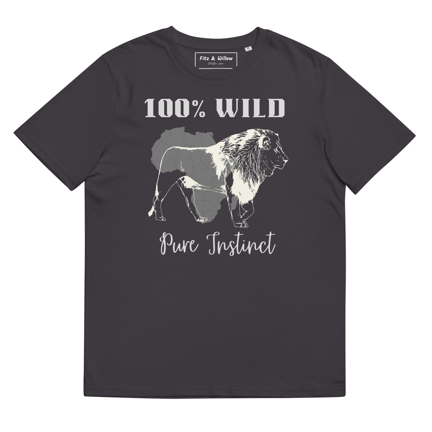 African Lion, Unisex sustainable t-shirt - Fitz & Willow