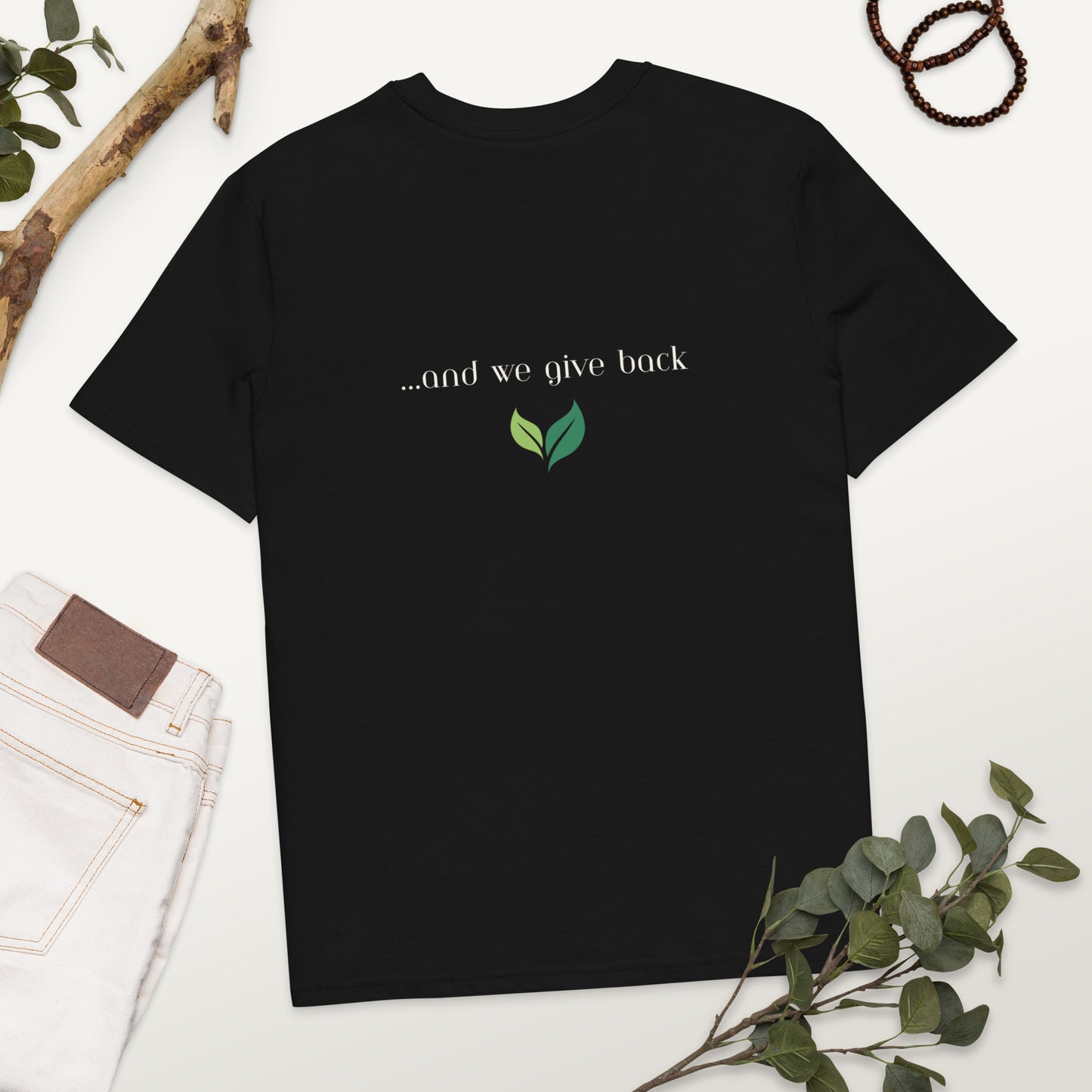 From nature…Unisex organic cotton t-shirt