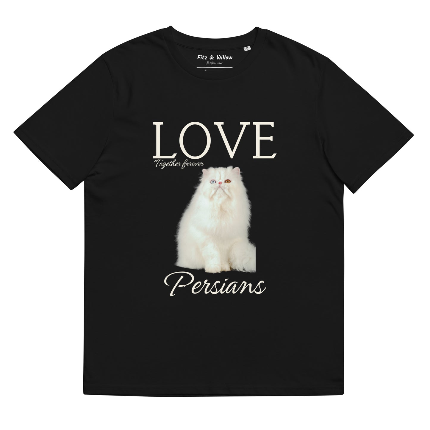 Persian Cat Lovers, organic cotton t-shirt - Fitz & Willow