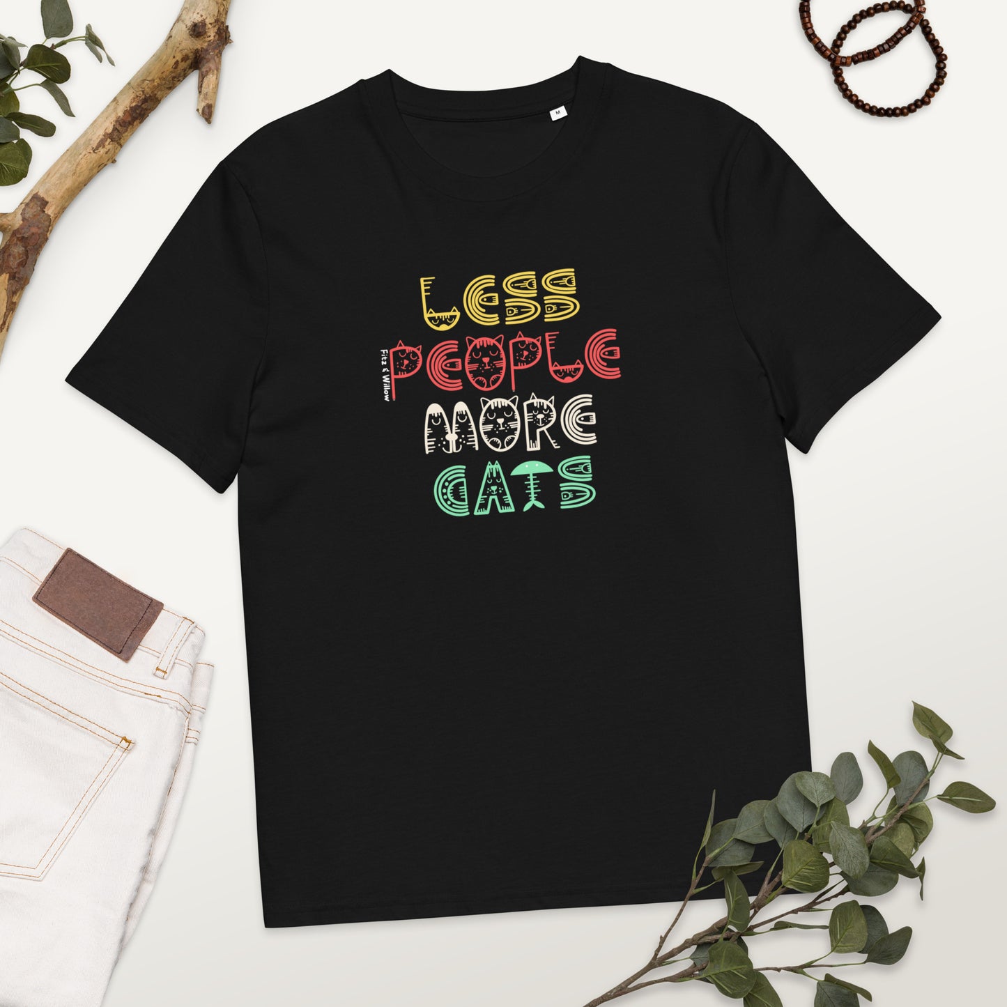 More Cats, Unisex sustainable t-shirt - Fitz & Willow