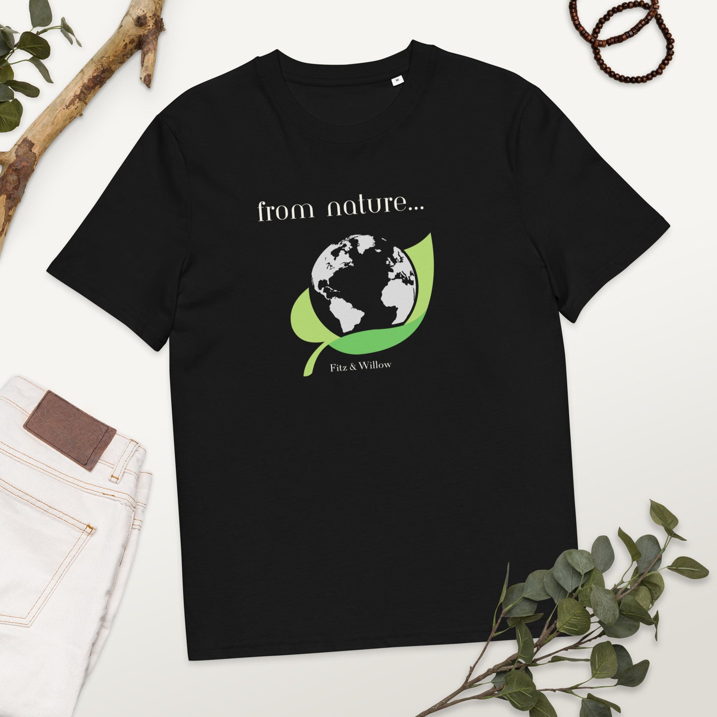 From nature…Unisex organic cotton t-shirt