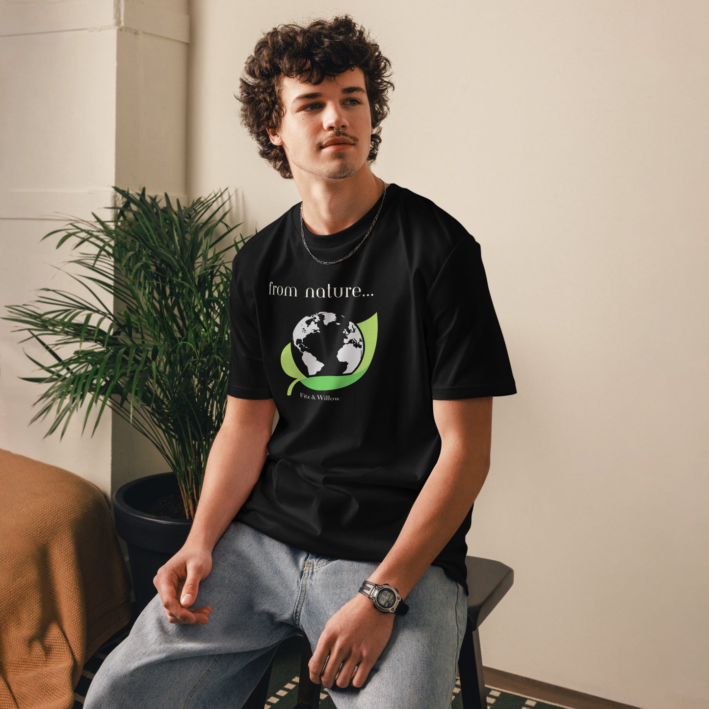 From nature…Unisex organic cotton t-shirt