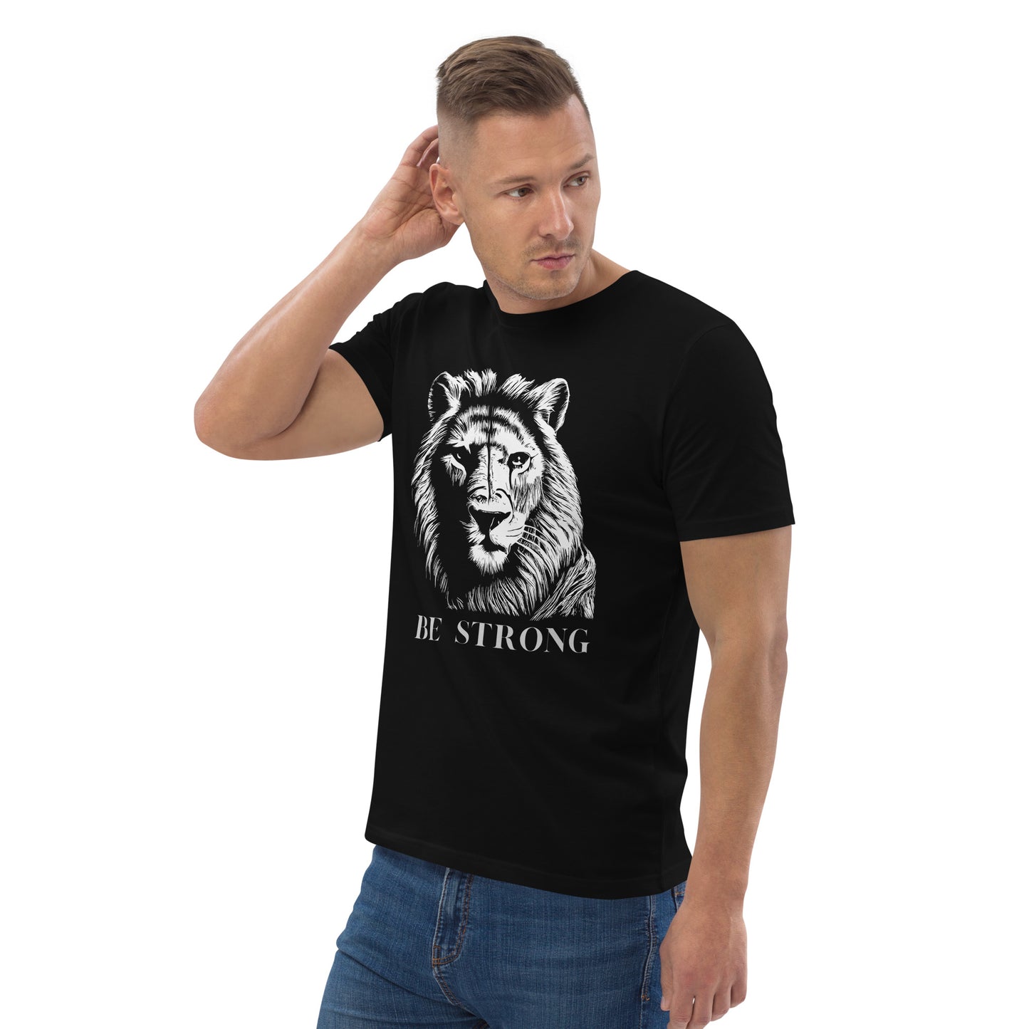 Lion, Unisex organic cotton t-shirt - Fitz & Willow