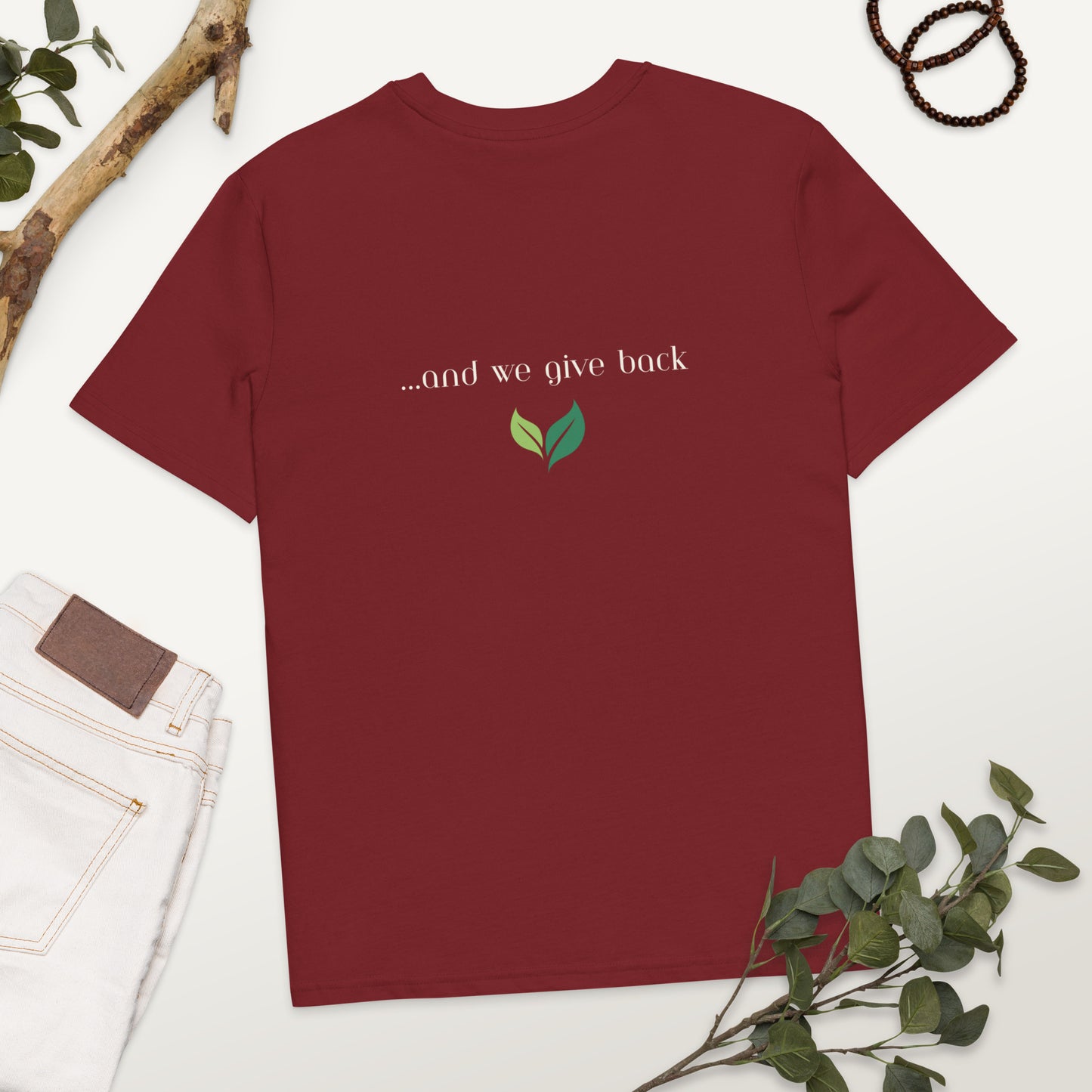 From nature…Unisex organic cotton t-shirt