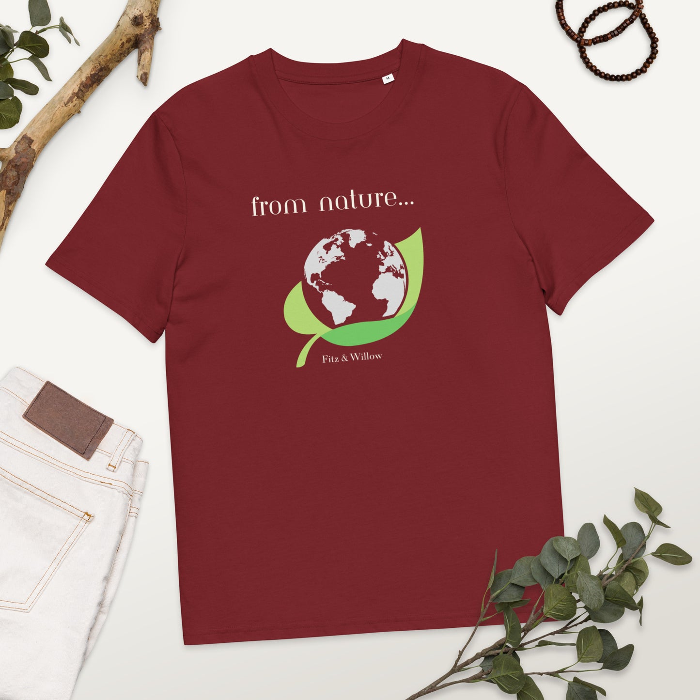 From nature…Unisex organic cotton t-shirt