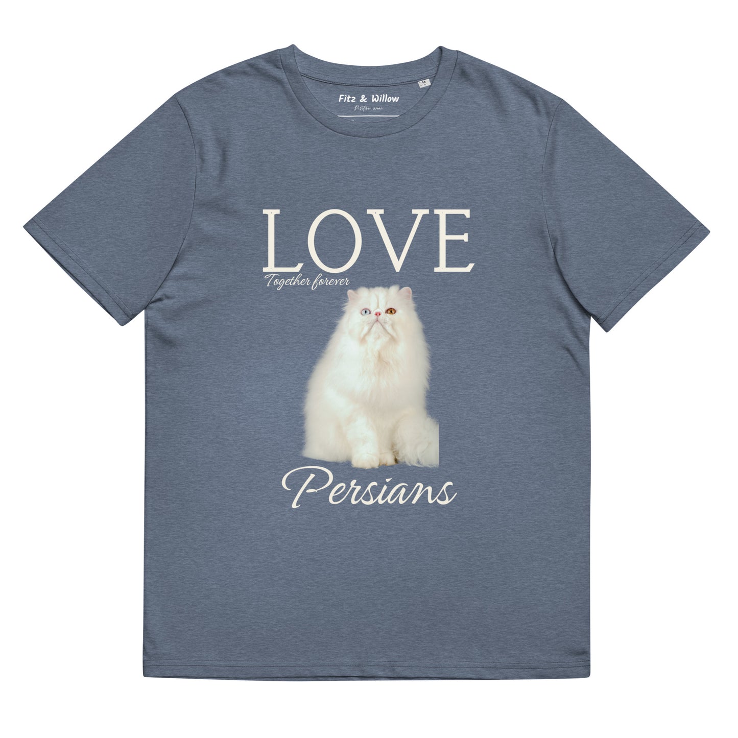 Persian Cat Lovers, organic cotton t-shirt - Fitz & Willow