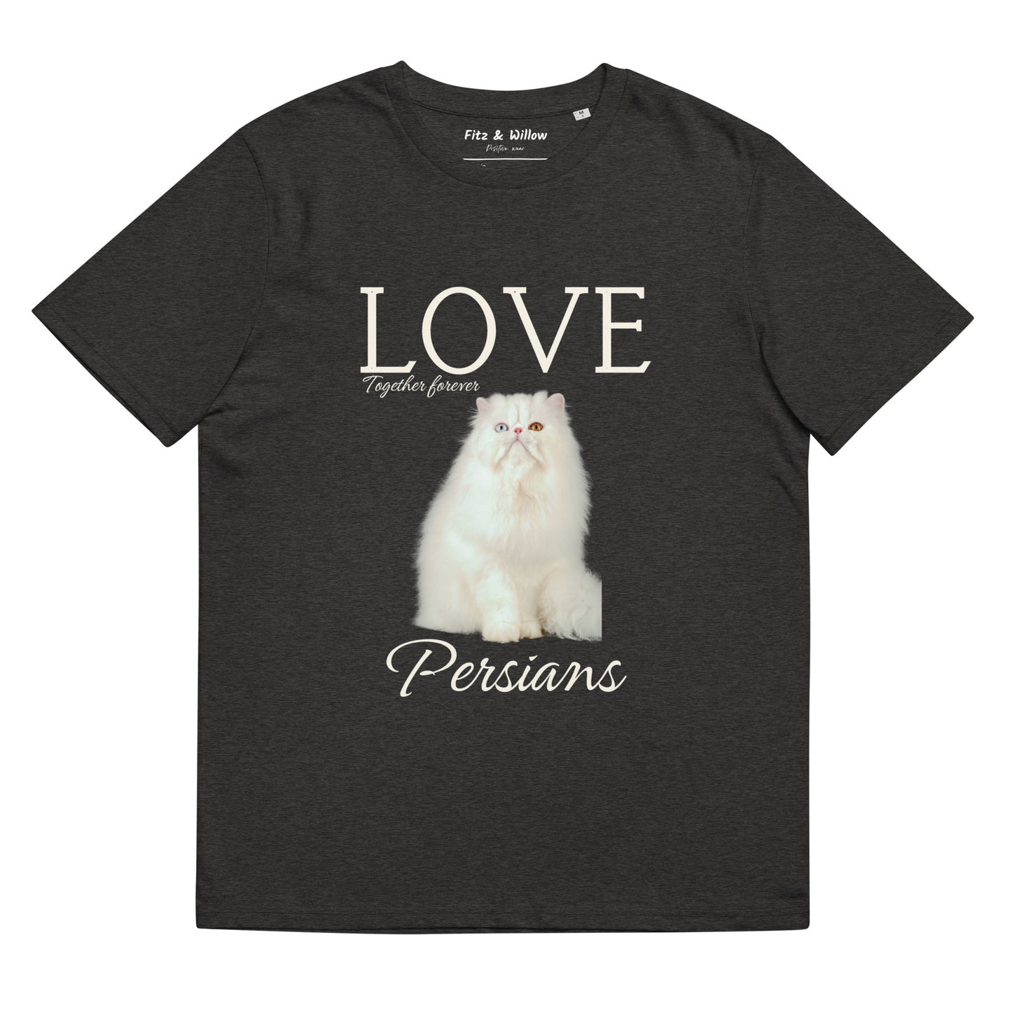 Persian Cat Lovers, organic cotton t-shirt - Fitz & Willow