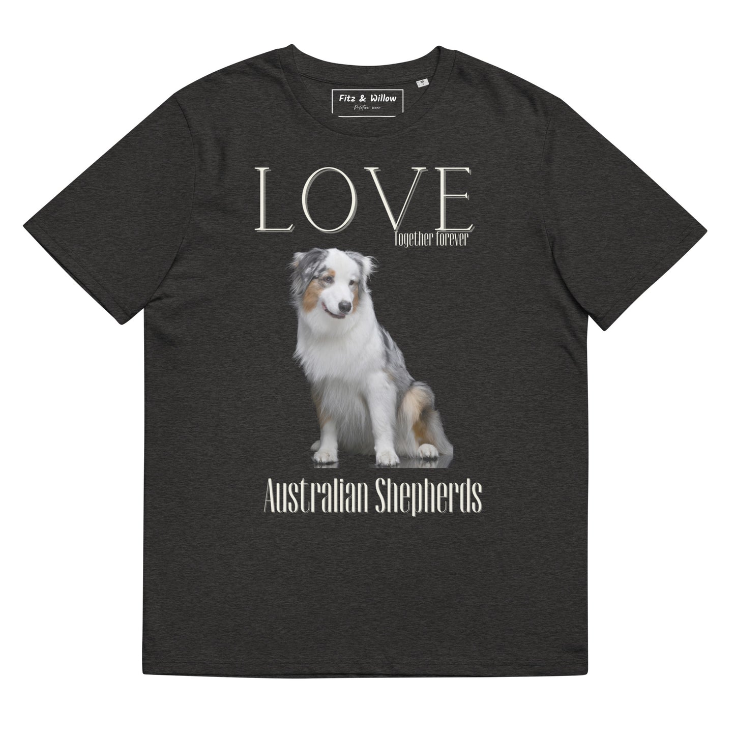 Australian Shepherd lovers organic t-shirt - Fitz & Willow