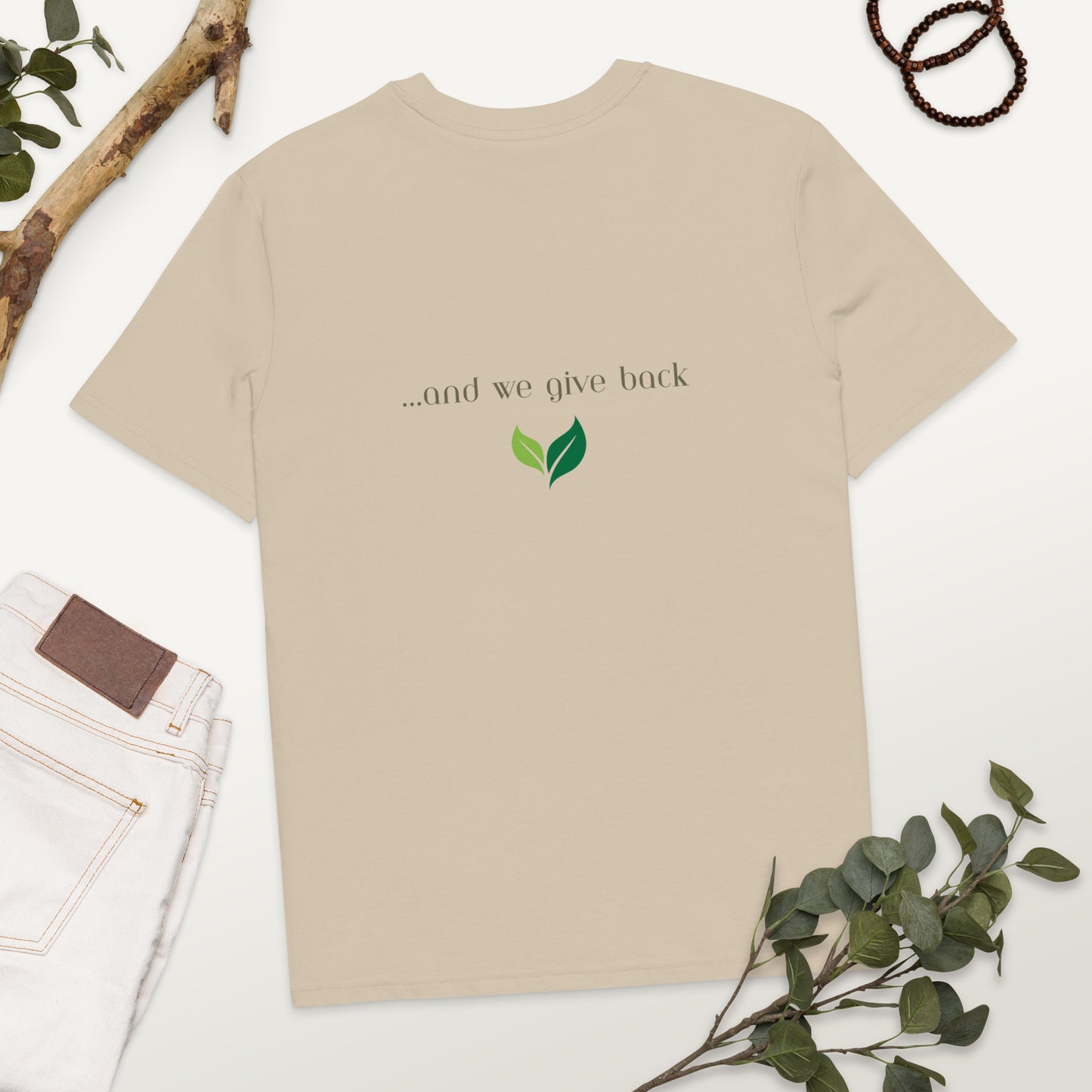 From nature…Unisex organic cotton t-shirt